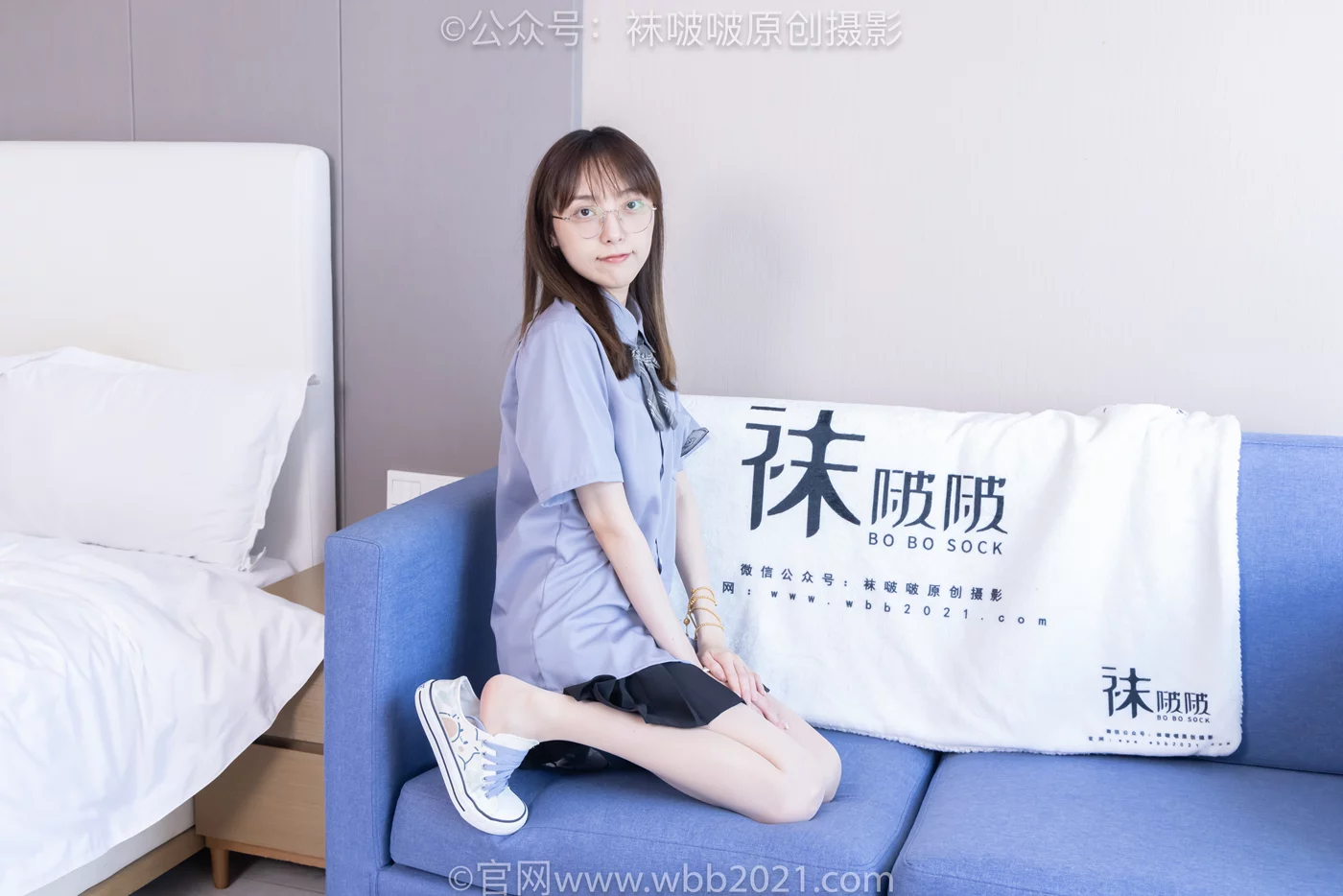 图片[117]-[BoBoSocks袜啵啵]NO.460 稚予-JK制服、皮鞋、帆布鞋、薄白丝[133P] – 速更版-美库