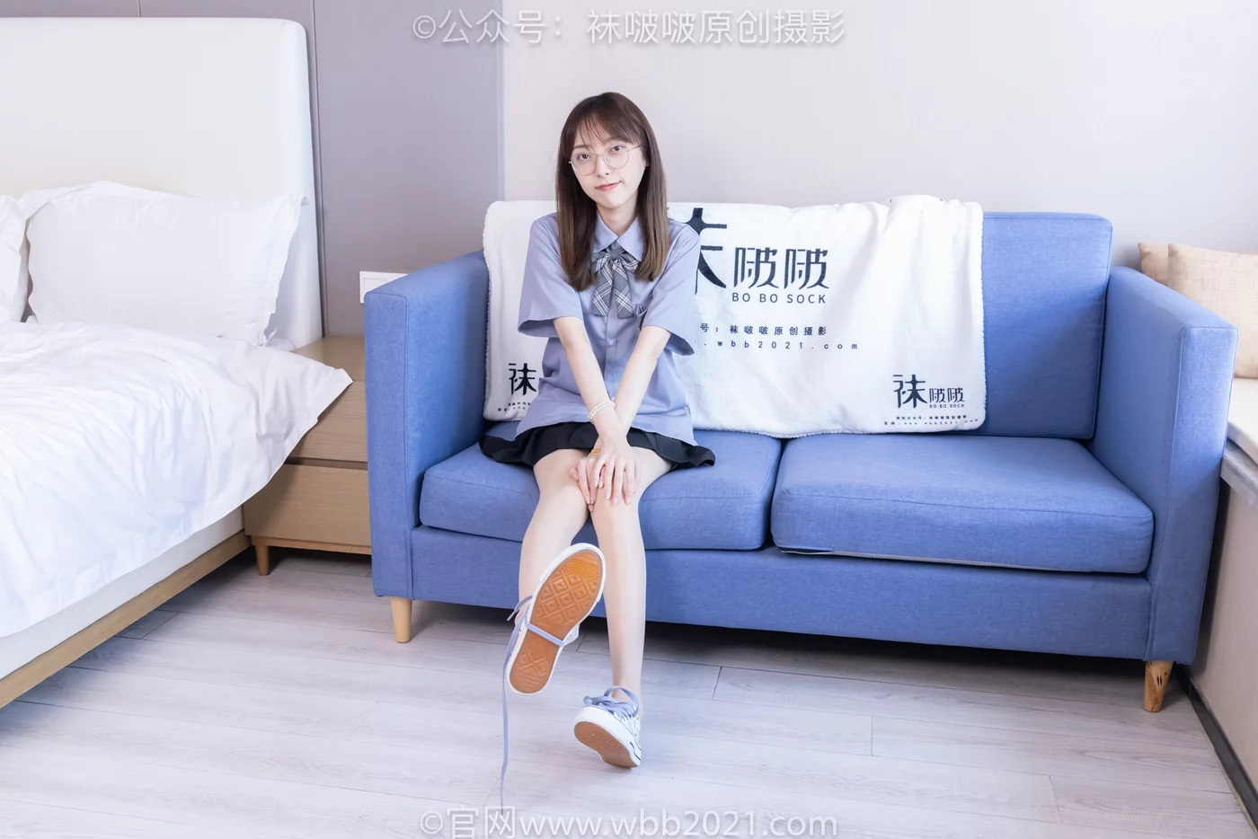 图片[128]-[BoBoSocks袜啵啵]NO.460 稚予-JK制服、皮鞋、帆布鞋、薄白丝[133P] – 速更版-美库