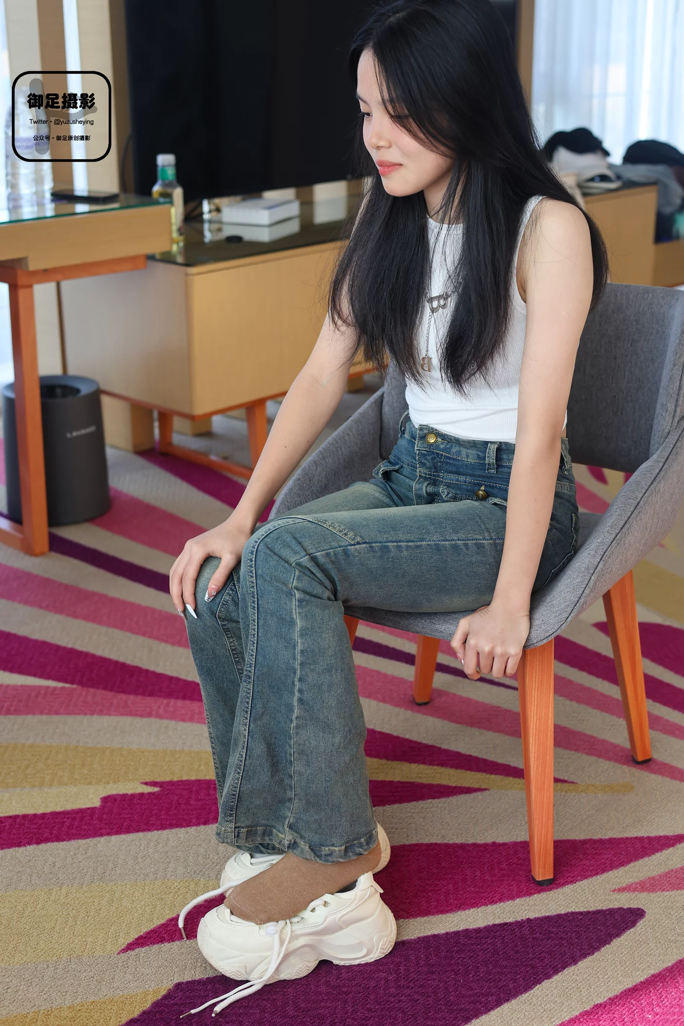 图片[23]-御足摄影 NO.017 – 咖色袜裸足[93P] – 速更版-美库