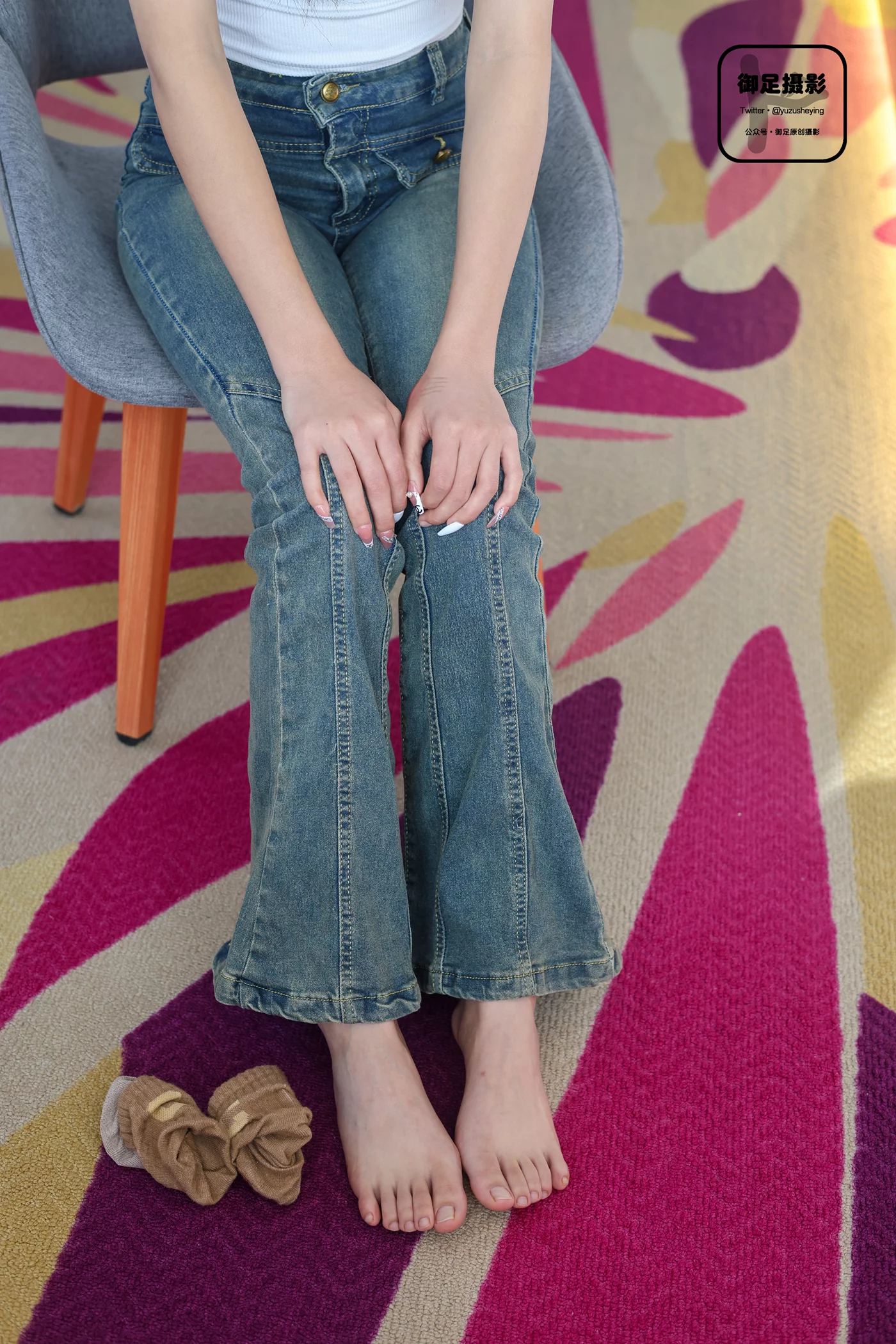 图片[65]-御足摄影 NO.017 – 咖色袜裸足[93P] – 速更版-美库