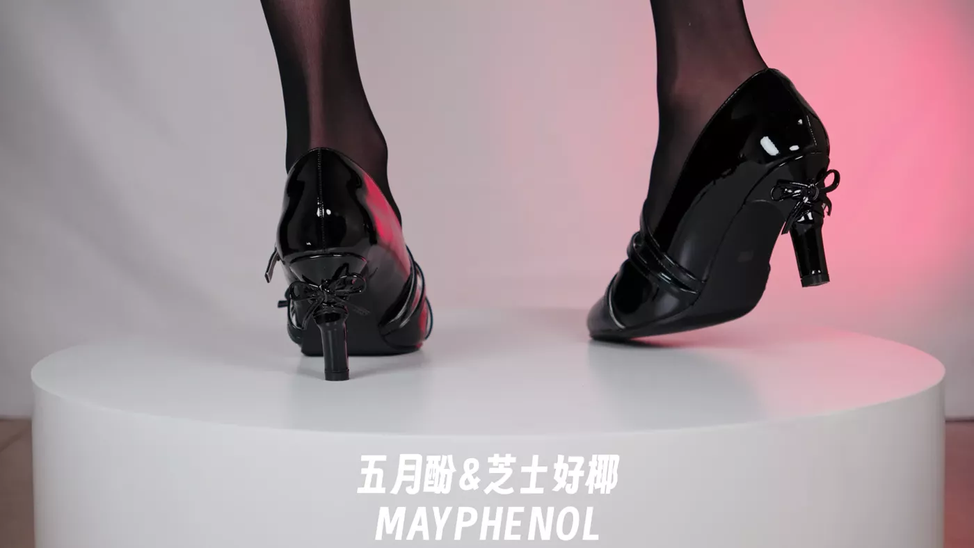 图片[10]-芝士好椰 – 纯欲黑色 桃小坞花笺黑[20P] – 速更版-美库