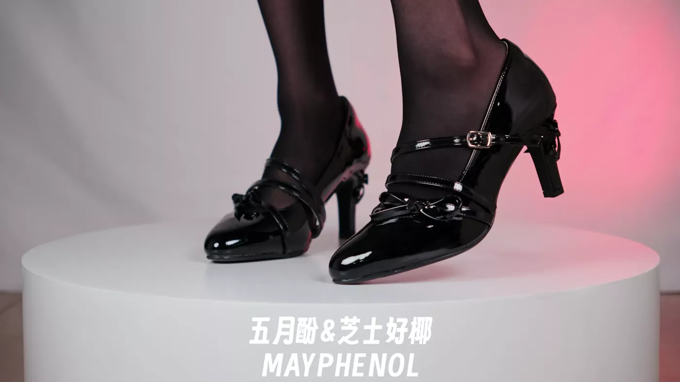 图片[11]-芝士好椰 – 纯欲黑色 桃小坞花笺黑[20P] – 速更版-美库