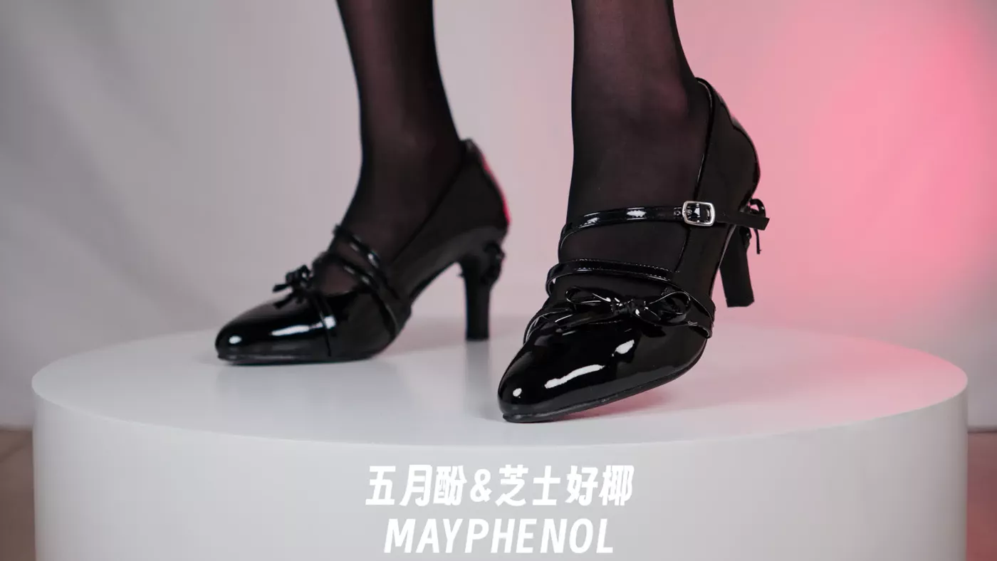 图片[17]-芝士好椰 – 纯欲黑色 桃小坞花笺黑[20P] – 速更版-美库