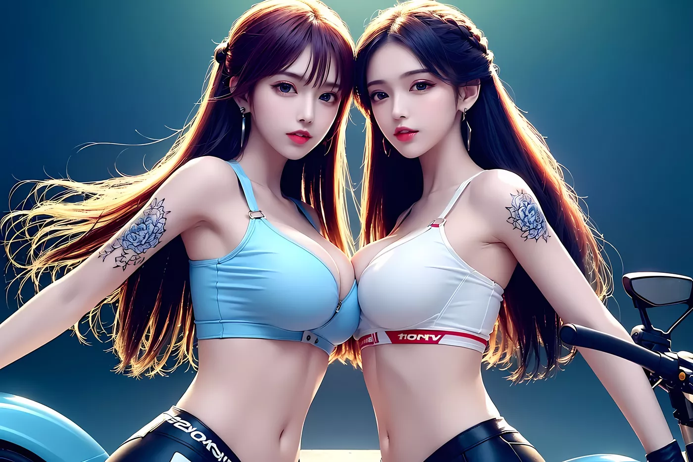 图片[13]-AI绘画 455 机车少女[89P] – 速更版-美库