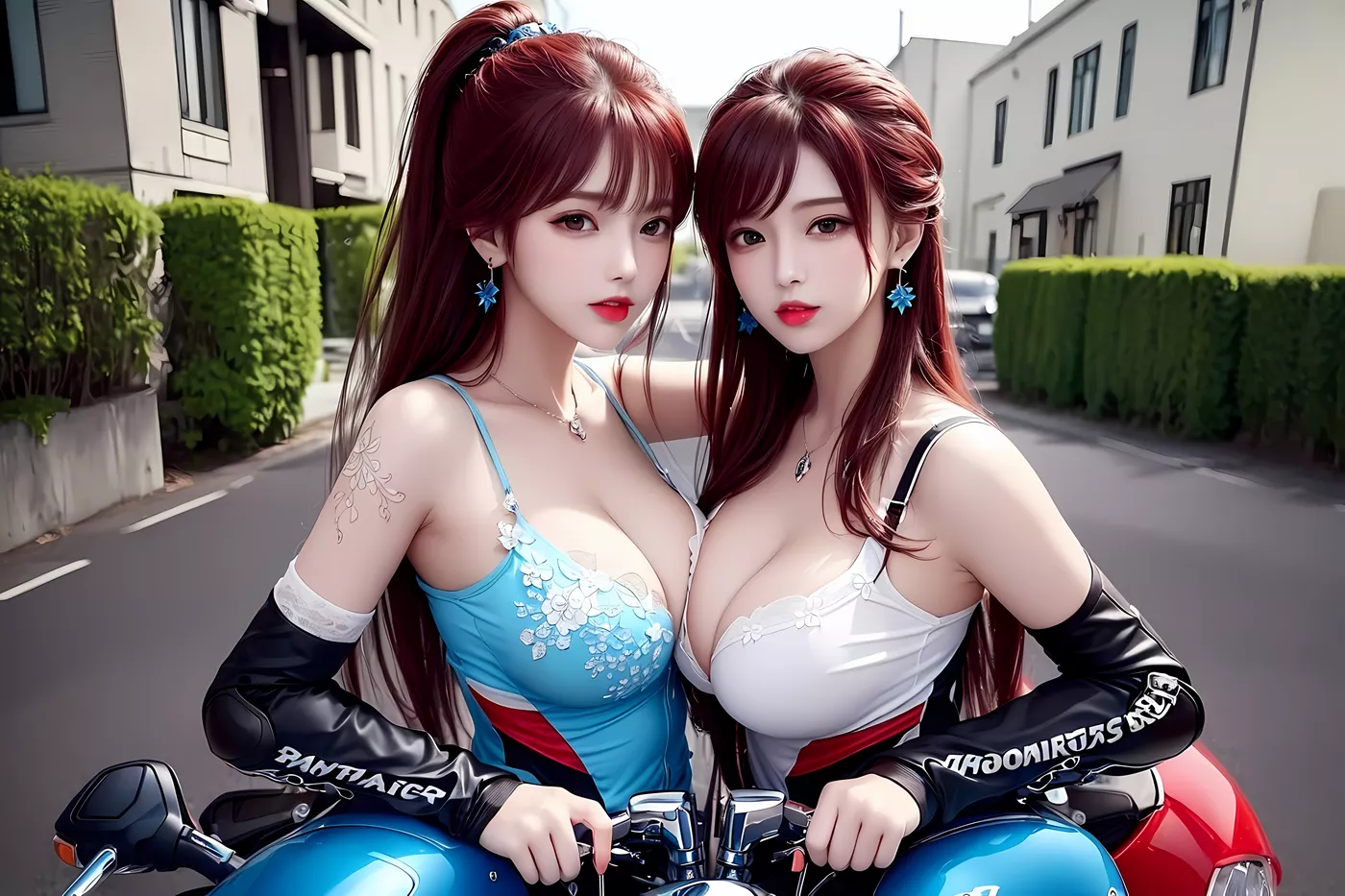 图片[15]-AI绘画 455 机车少女[89P] – 速更版-美库