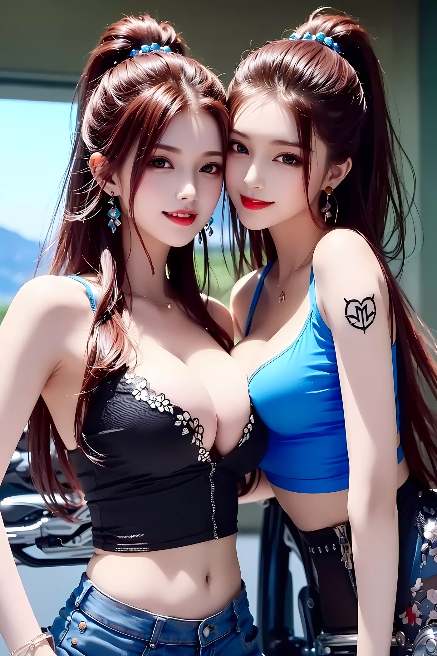 图片[22]-AI绘画 455 机车少女[89P] – 速更版-美库