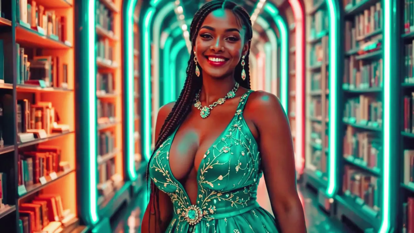 图片[20]-AI绘画 458 Over 40 Natural Women _ Retro-Futuristic Elegance in Satin Mini Robes 4K[20P] – 速更版-美库