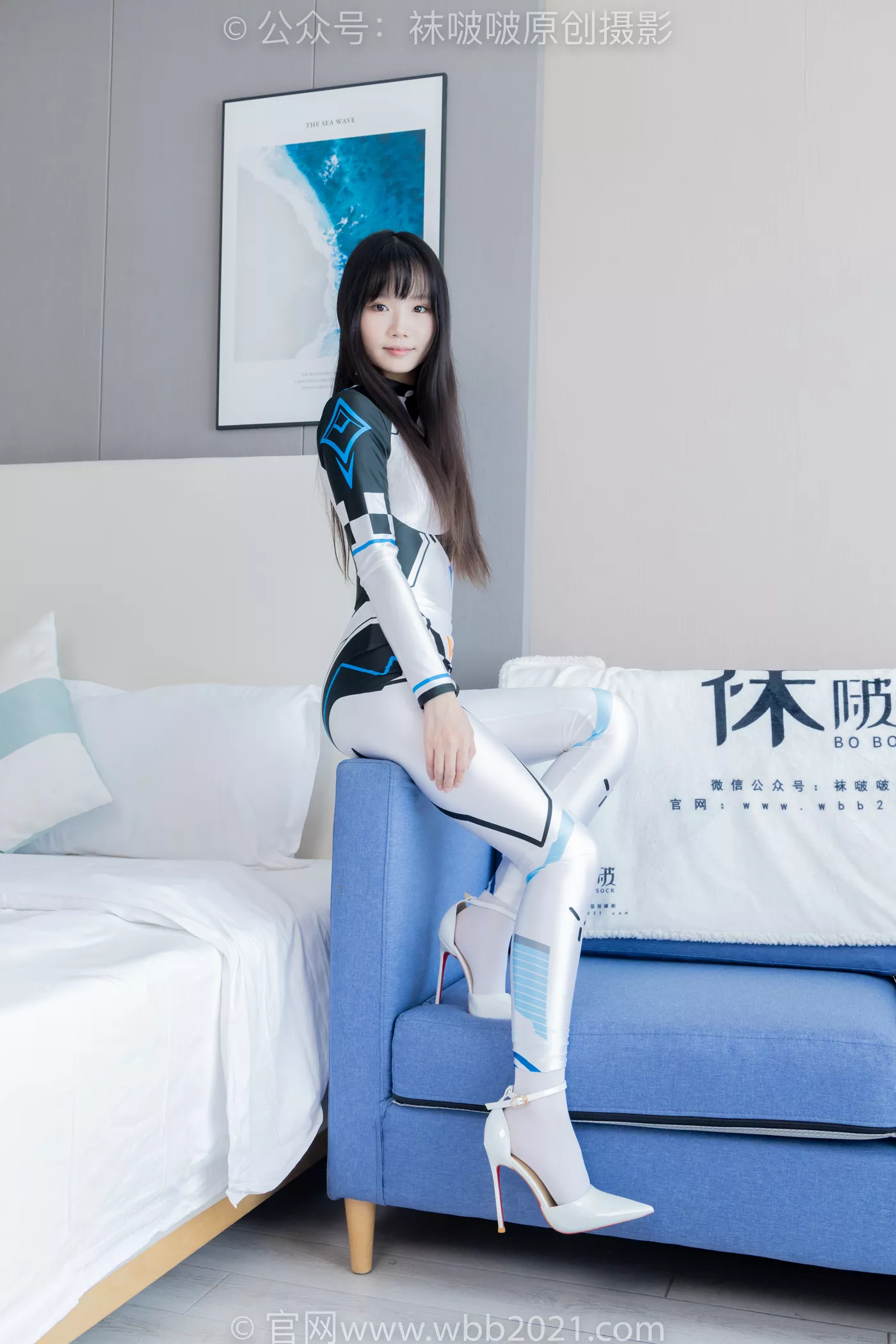 图片[12]-[BoBoSocks袜啵啵]NO.463 甜甜圈-高跟鞋、厚白丝、裸足、连体衣裤里丝[88P] – 速更版-美库