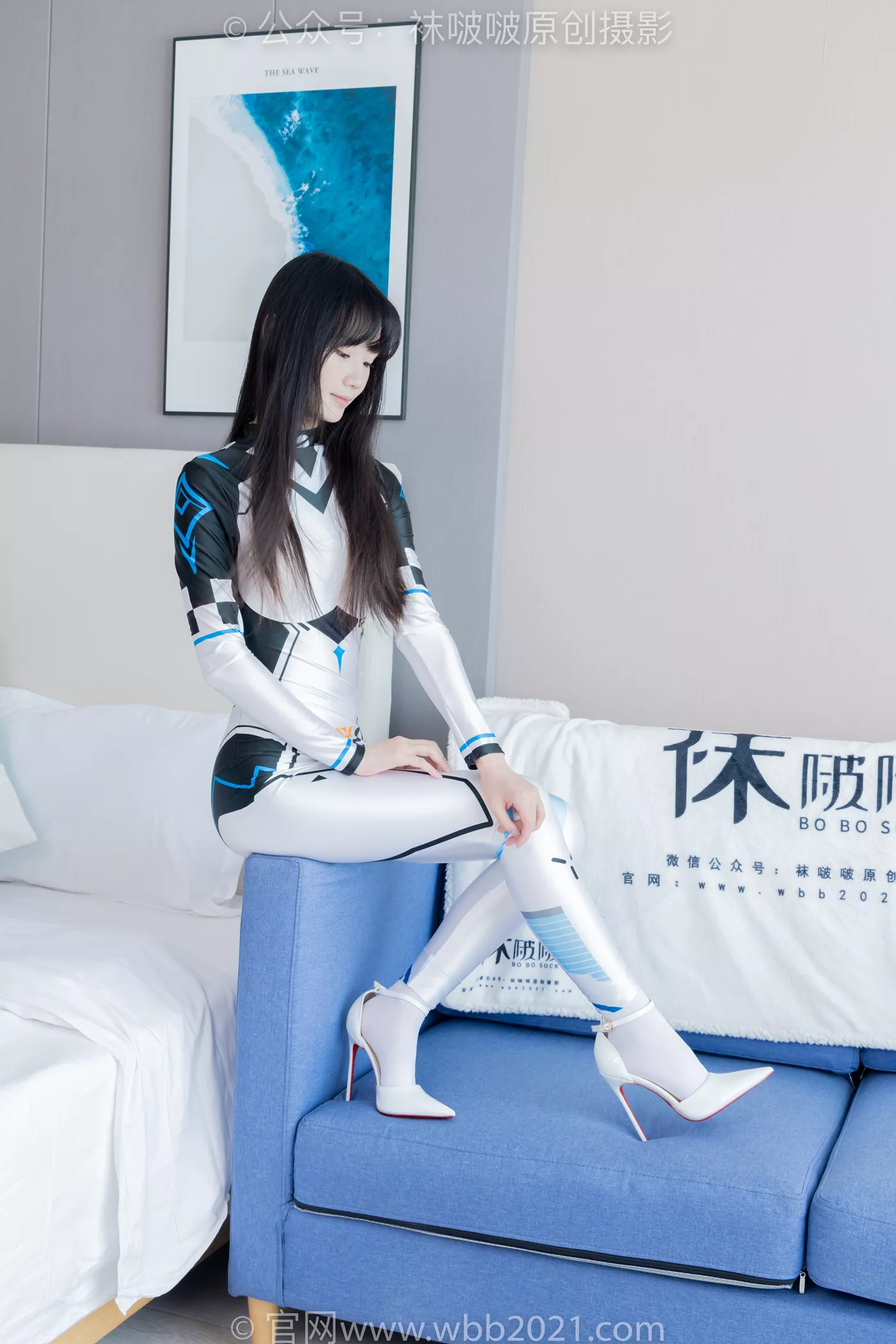 图片[14]-[BoBoSocks袜啵啵]NO.463 甜甜圈-高跟鞋、厚白丝、裸足、连体衣裤里丝[88P] – 速更版-美库