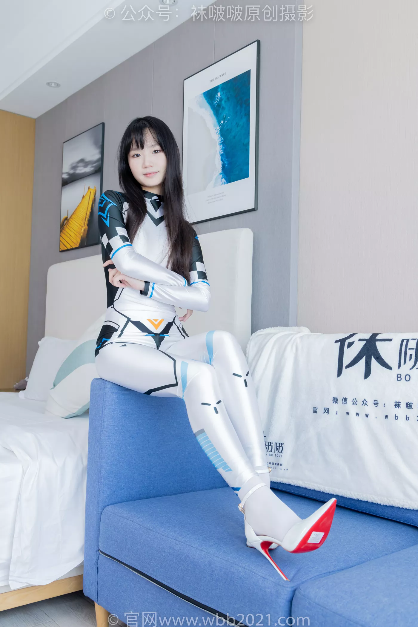 图片[17]-[BoBoSocks袜啵啵]NO.463 甜甜圈-高跟鞋、厚白丝、裸足、连体衣裤里丝[88P] – 速更版-美库