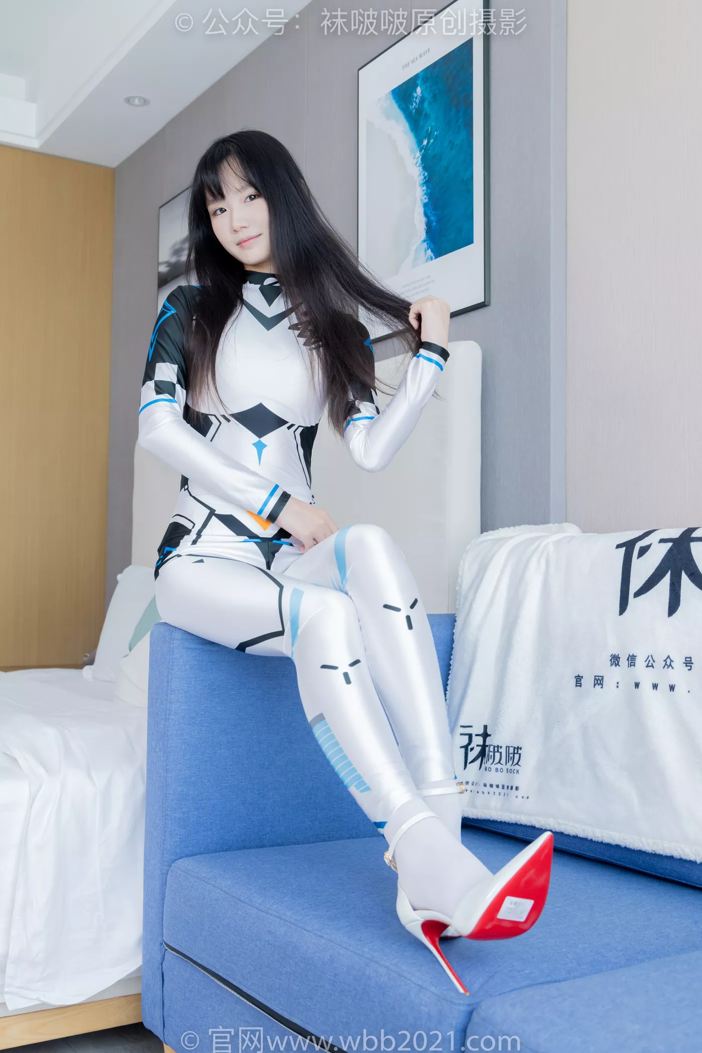 图片[18]-[BoBoSocks袜啵啵]NO.463 甜甜圈-高跟鞋、厚白丝、裸足、连体衣裤里丝[88P] – 速更版-美库