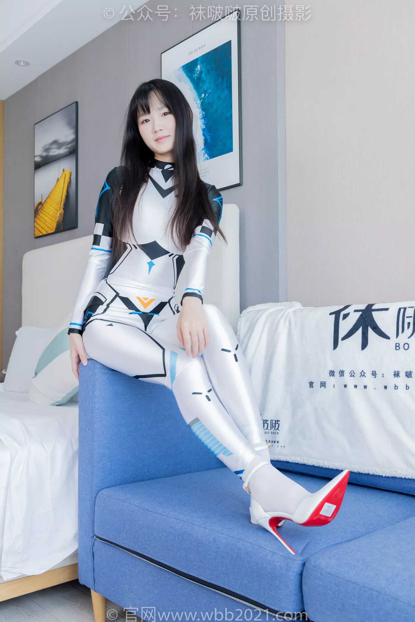 图片[19]-[BoBoSocks袜啵啵]NO.463 甜甜圈-高跟鞋、厚白丝、裸足、连体衣裤里丝[88P] – 速更版-美库