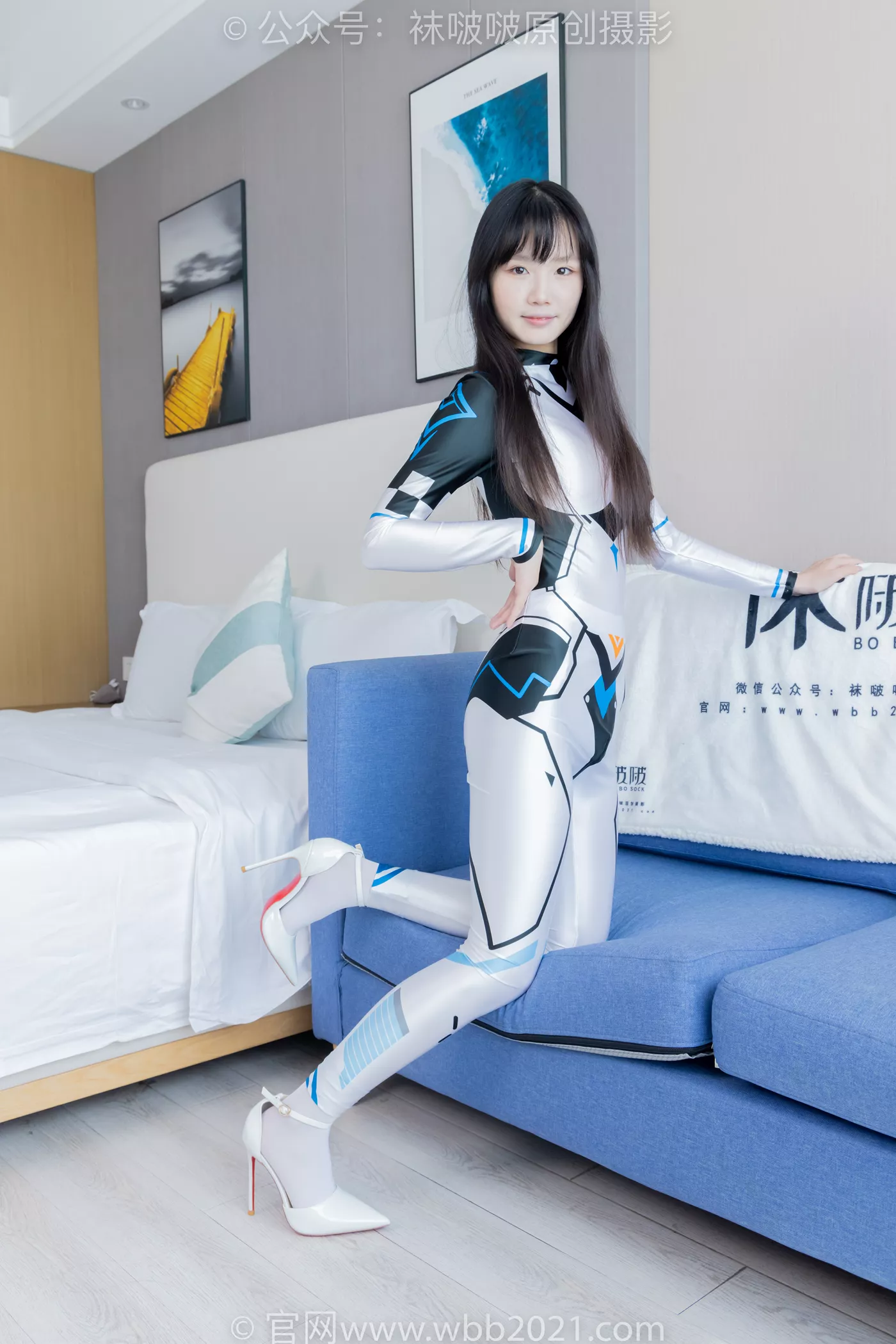 图片[22]-[BoBoSocks袜啵啵]NO.463 甜甜圈-高跟鞋、厚白丝、裸足、连体衣裤里丝[88P] – 速更版-美库