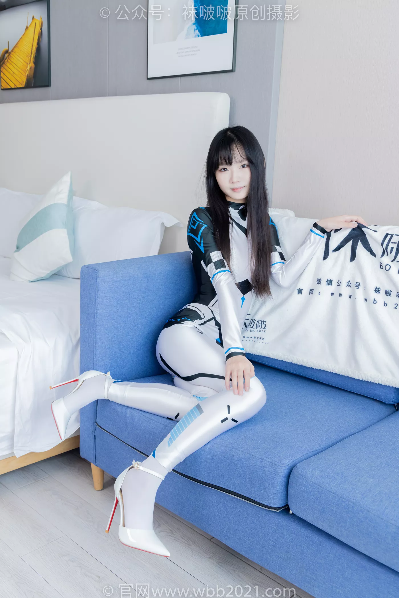 图片[24]-[BoBoSocks袜啵啵]NO.463 甜甜圈-高跟鞋、厚白丝、裸足、连体衣裤里丝[88P] – 速更版-美库