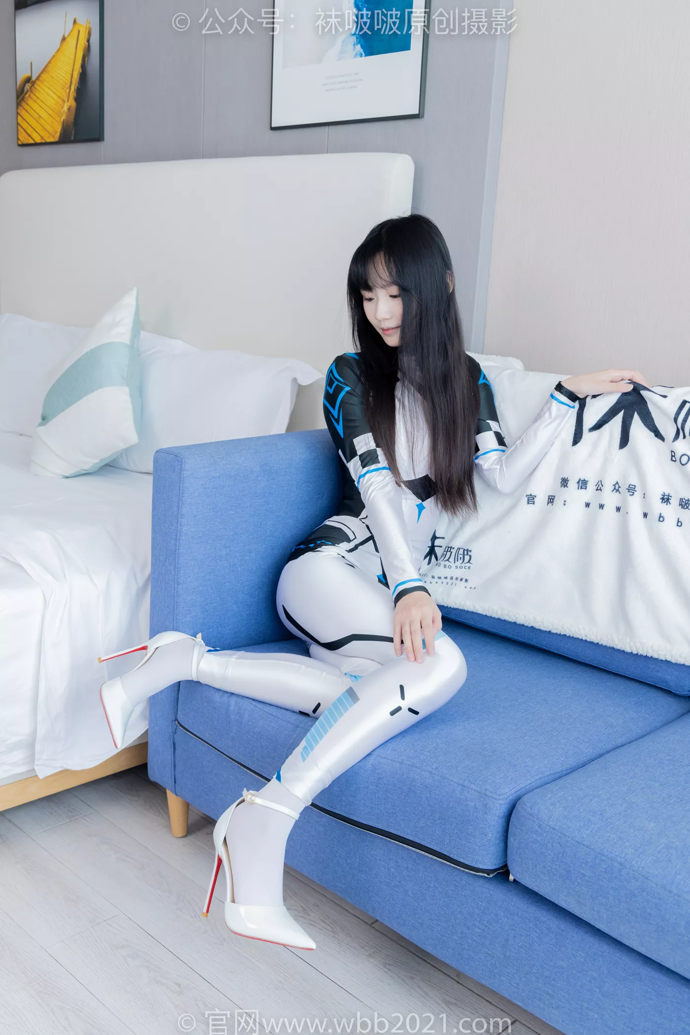 图片[25]-[BoBoSocks袜啵啵]NO.463 甜甜圈-高跟鞋、厚白丝、裸足、连体衣裤里丝[88P] – 速更版-美库