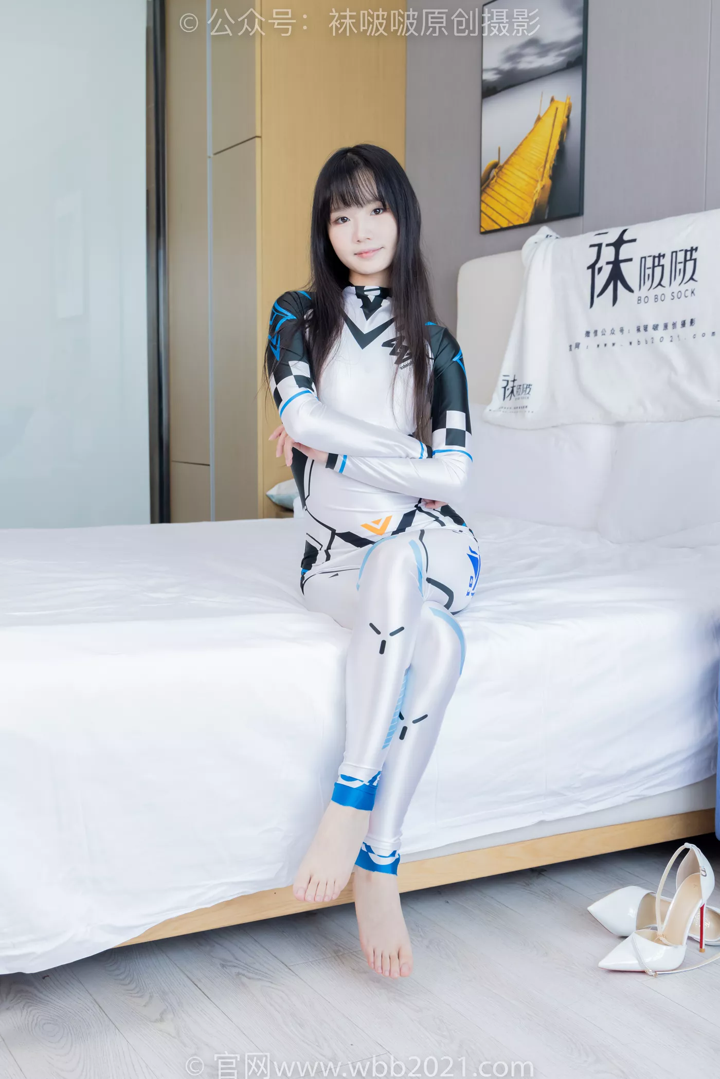 图片[72]-[BoBoSocks袜啵啵]NO.463 甜甜圈-高跟鞋、厚白丝、裸足、连体衣裤里丝[88P] – 速更版-美库