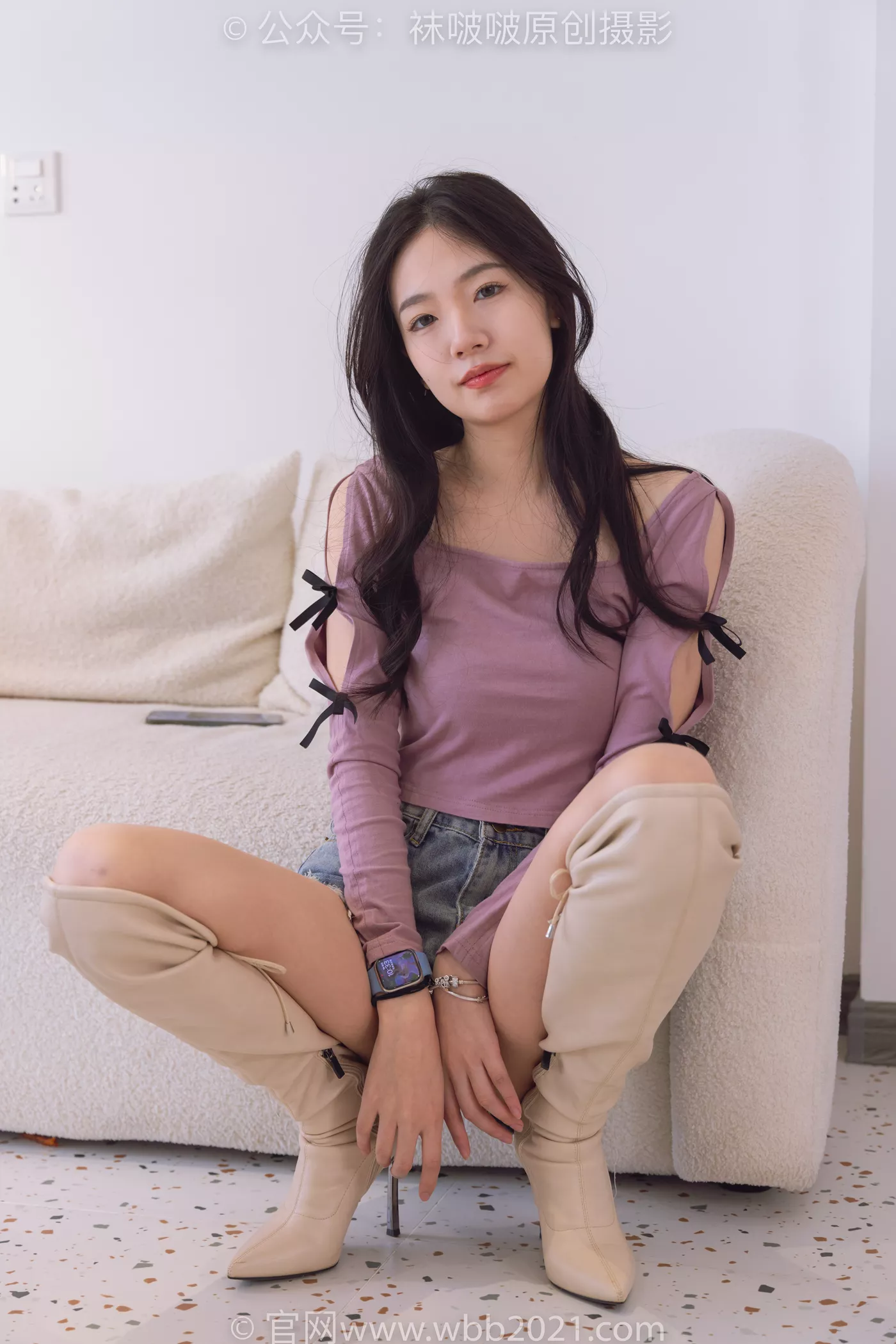 图片[23]-[BoBoSocks袜啵啵]NO.465 小甜豆-长靴、白棉袜、裸足[92P] – 速更版-美库