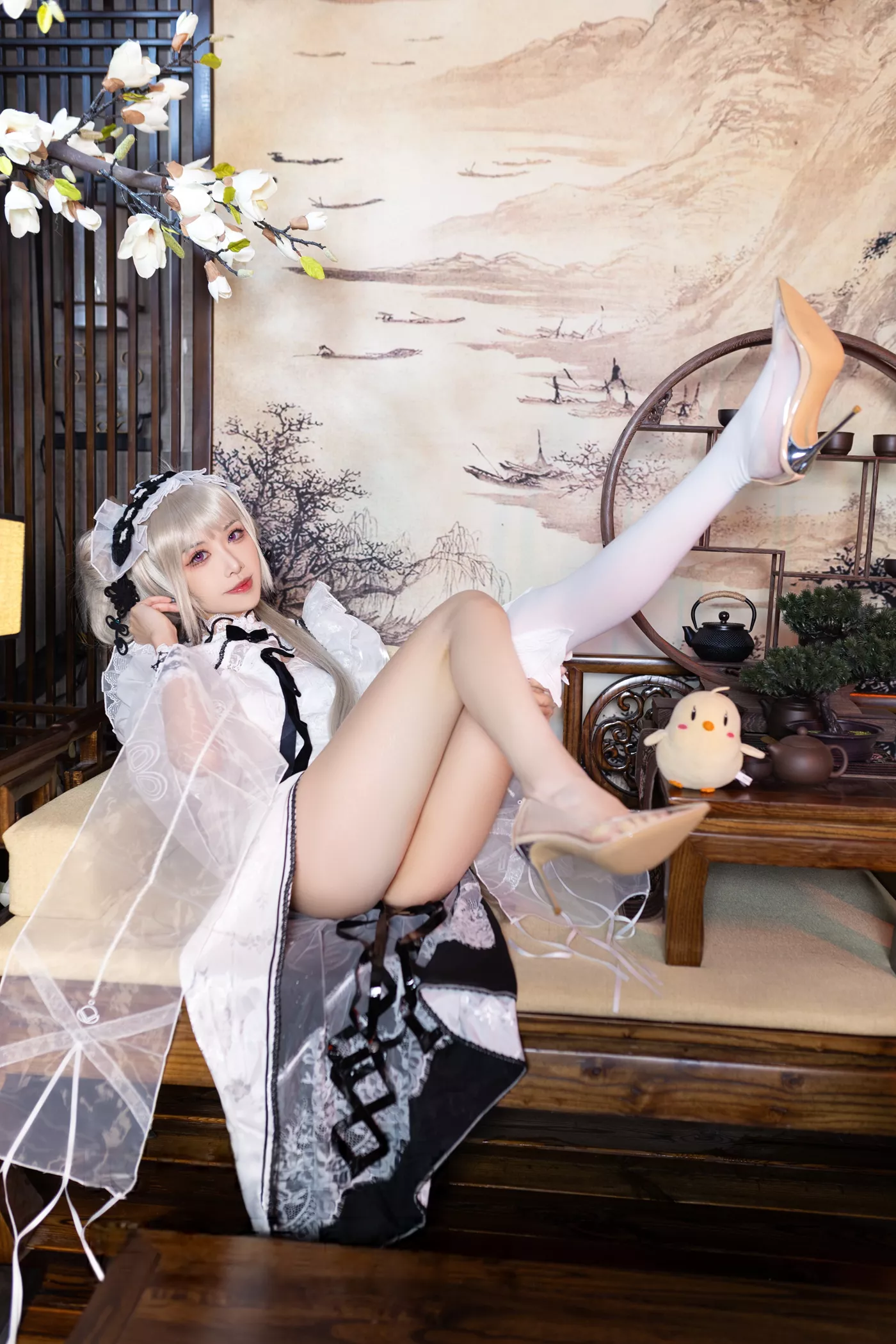 图片[13]-源纱希喵喵喵  – 碧蓝航线 可畏 同人旗袍[22P] – 速更版-美库