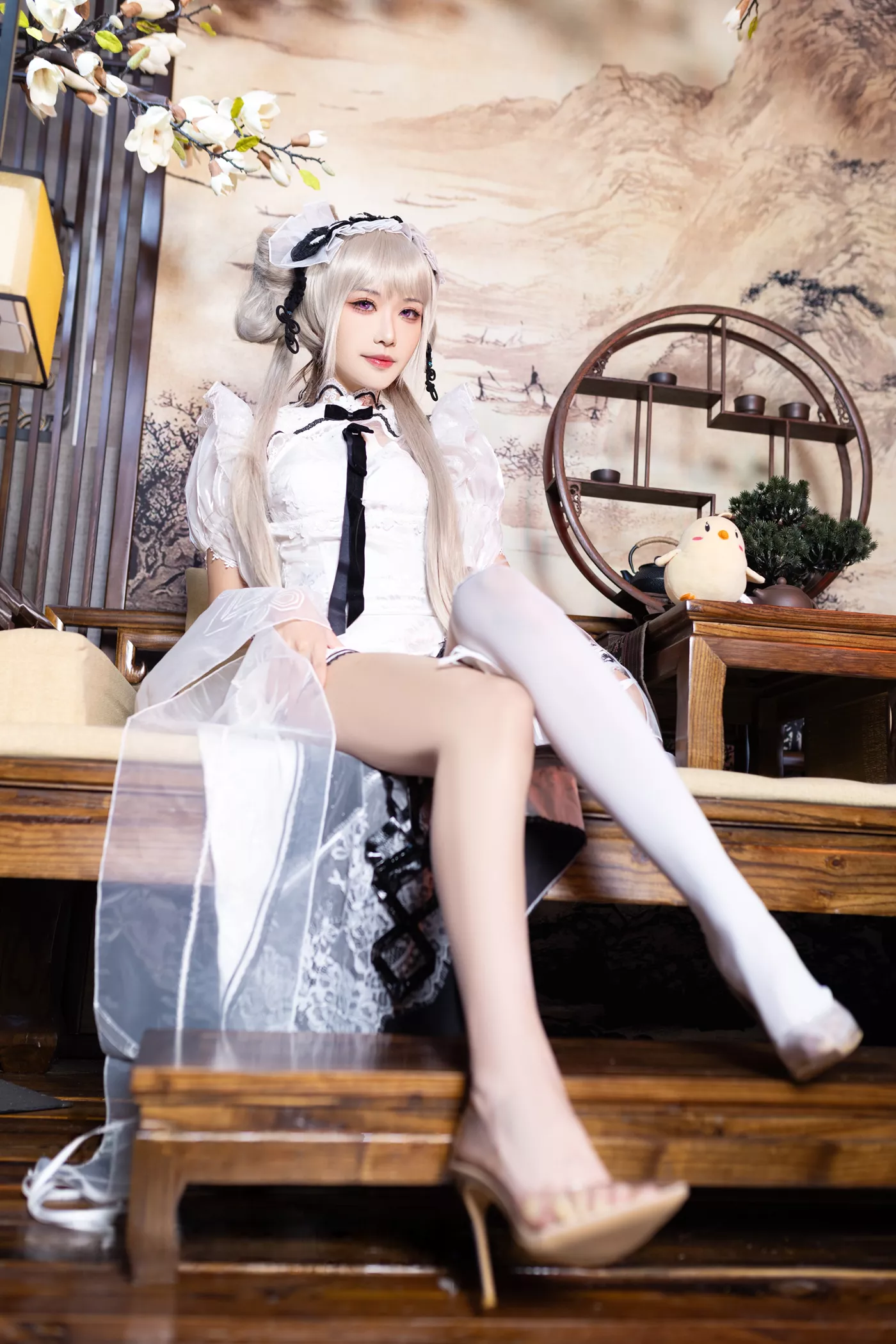 图片[14]-源纱希喵喵喵  – 碧蓝航线 可畏 同人旗袍[22P] – 速更版-美库