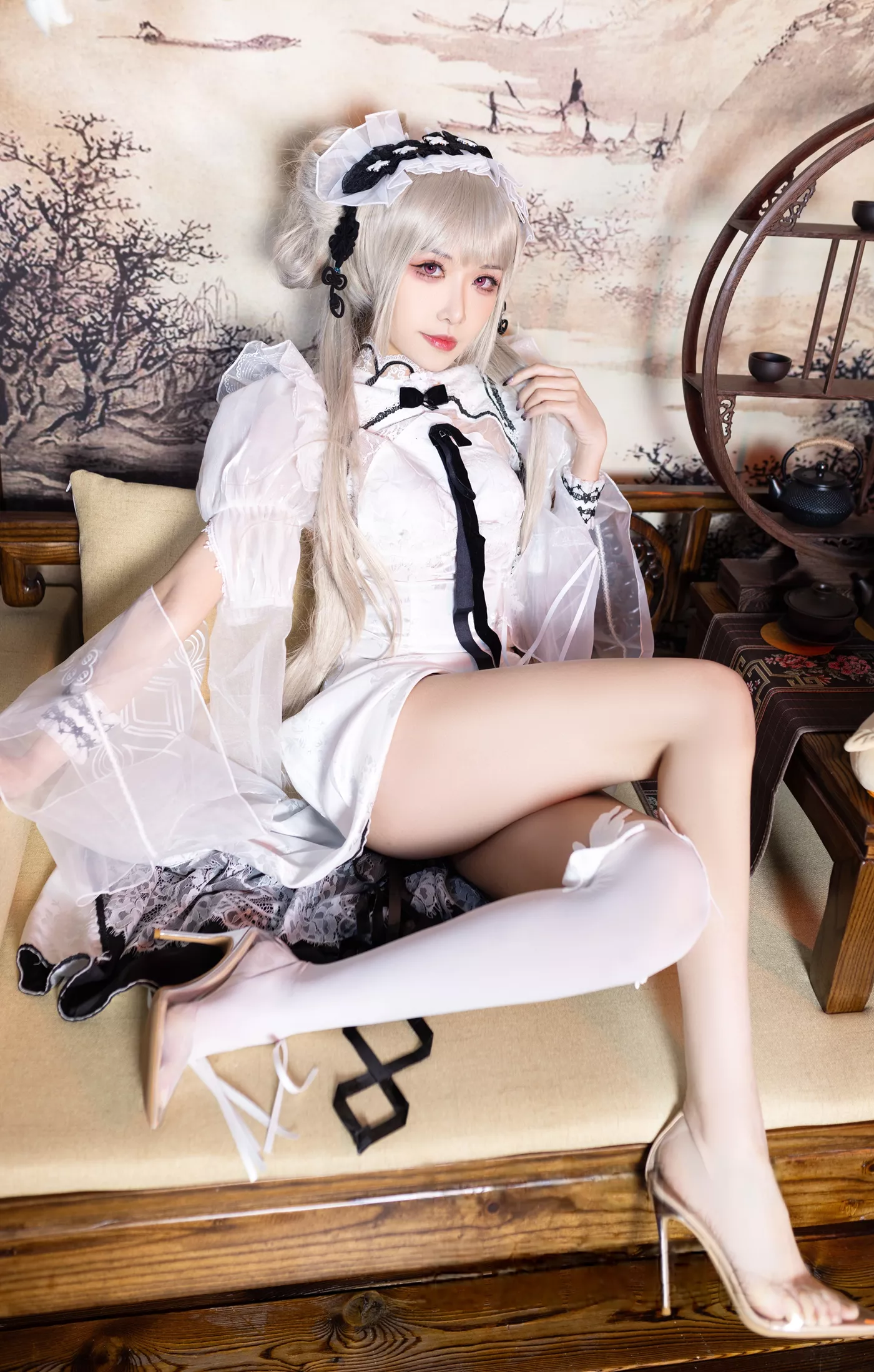 图片[16]-源纱希喵喵喵  – 碧蓝航线 可畏 同人旗袍[22P] – 速更版-美库