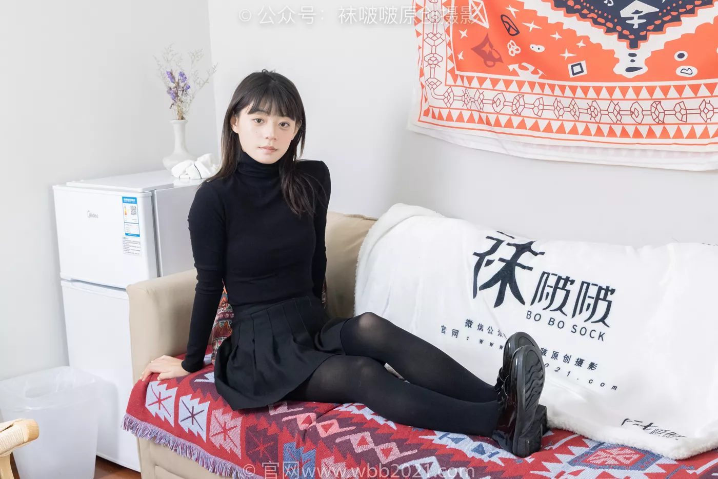 图片[16]-[BoBoSocks袜啵啵]NO.466 糯米-皮鞋、厚黑丝[100P] – 速更版-美库