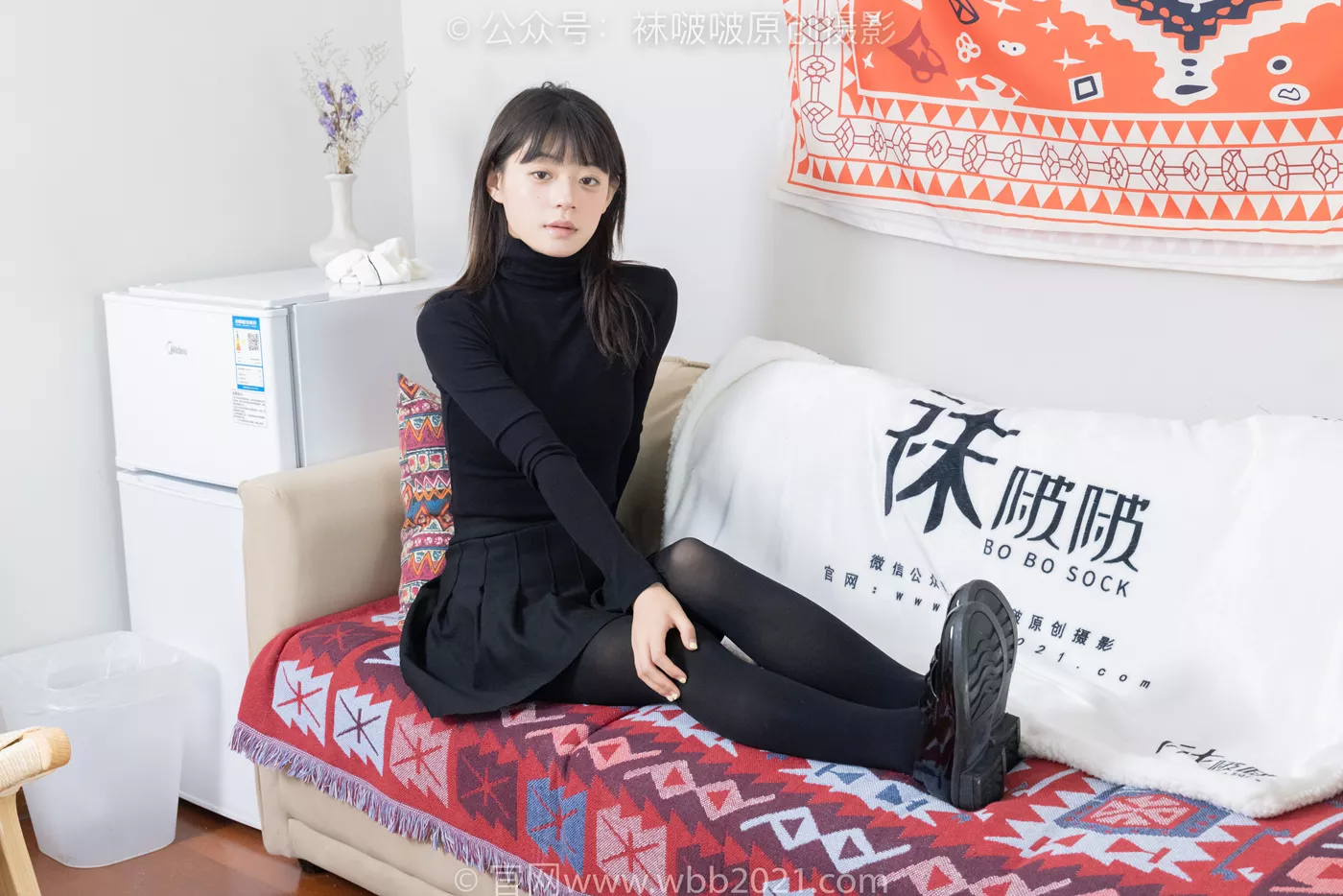 图片[17]-[BoBoSocks袜啵啵]NO.466 糯米-皮鞋、厚黑丝[100P] – 速更版-美库