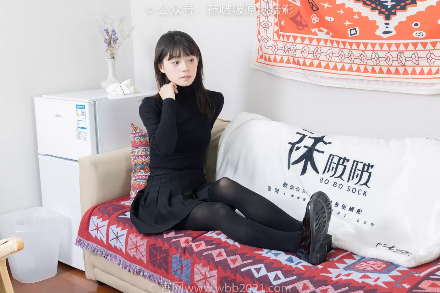 图片[18]-[BoBoSocks袜啵啵]NO.466 糯米-皮鞋、厚黑丝[100P] – 速更版-美库