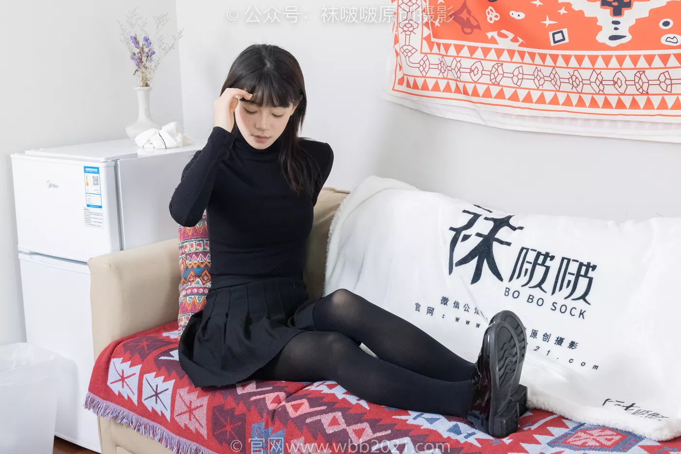 图片[19]-[BoBoSocks袜啵啵]NO.466 糯米-皮鞋、厚黑丝[100P] – 速更版-美库