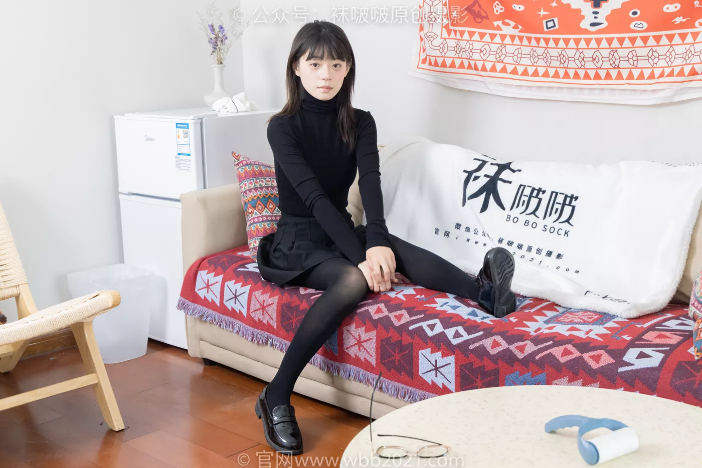 图片[20]-[BoBoSocks袜啵啵]NO.466 糯米-皮鞋、厚黑丝[100P] – 速更版-美库