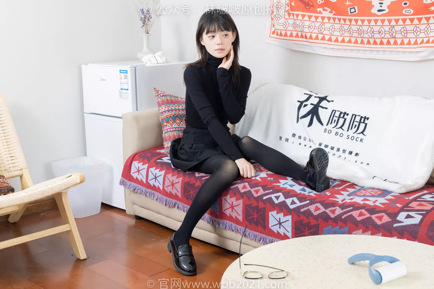 图片[21]-[BoBoSocks袜啵啵]NO.466 糯米-皮鞋、厚黑丝[100P] – 速更版-美库