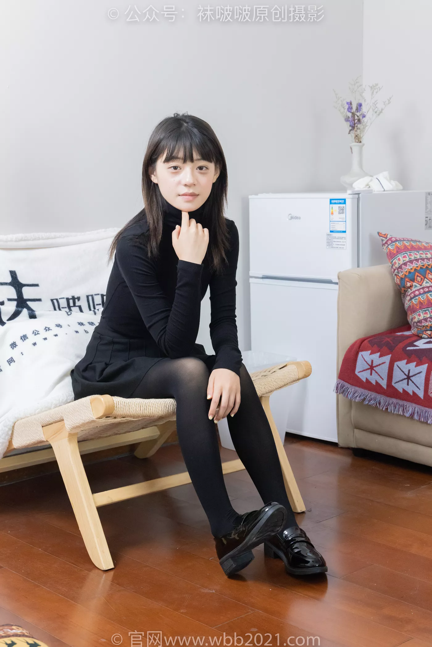 图片[24]-[BoBoSocks袜啵啵]NO.466 糯米-皮鞋、厚黑丝[100P] – 速更版-美库