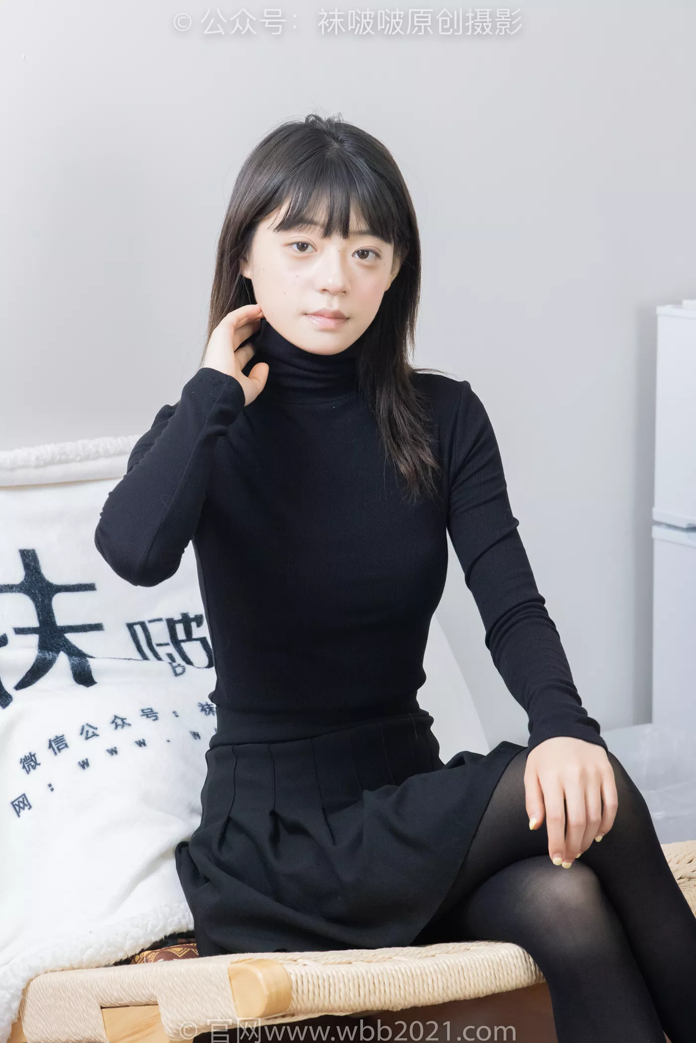 图片[26]-[BoBoSocks袜啵啵]NO.466 糯米-皮鞋、厚黑丝[100P] – 速更版-美库