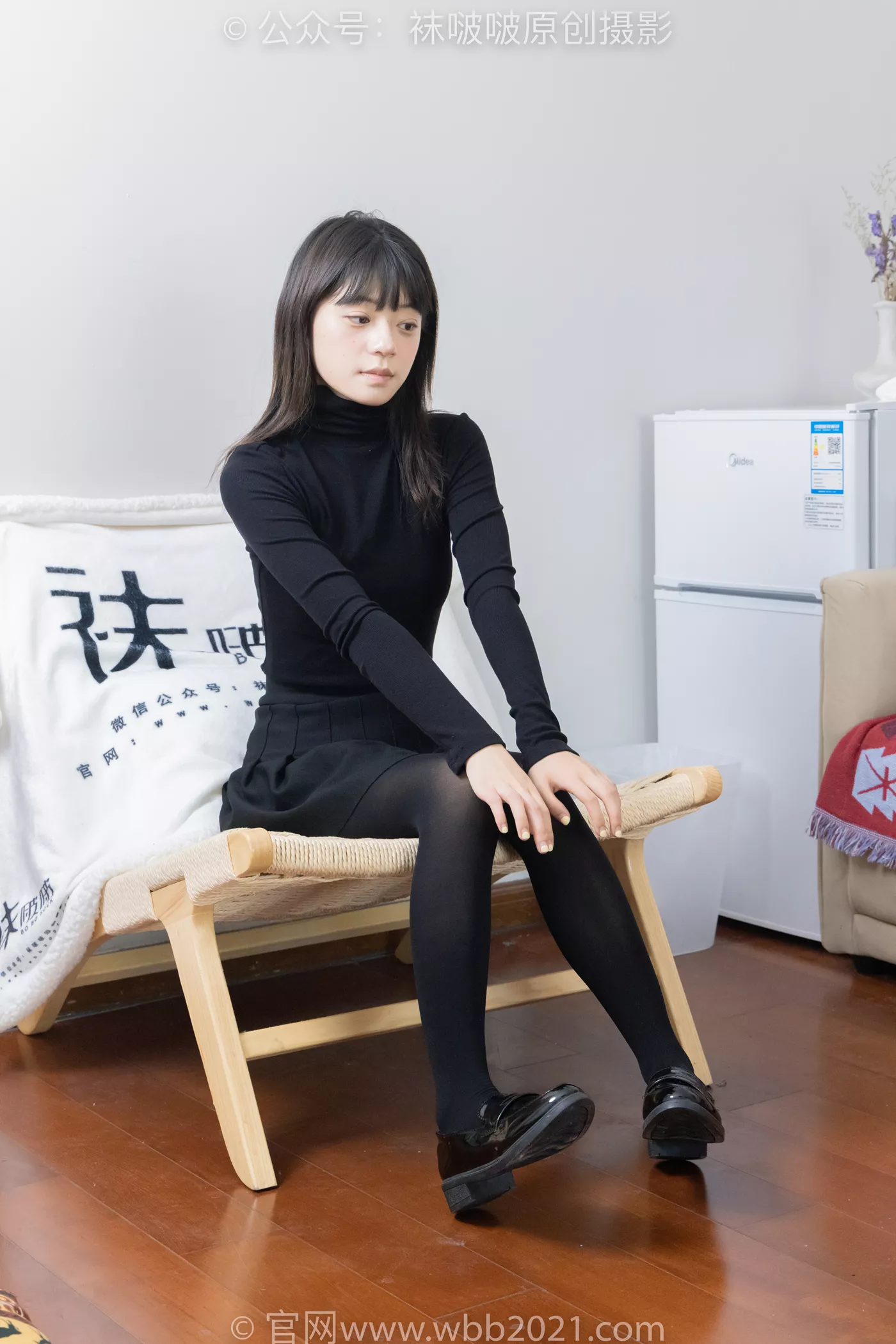 图片[28]-[BoBoSocks袜啵啵]NO.466 糯米-皮鞋、厚黑丝[100P] – 速更版-美库