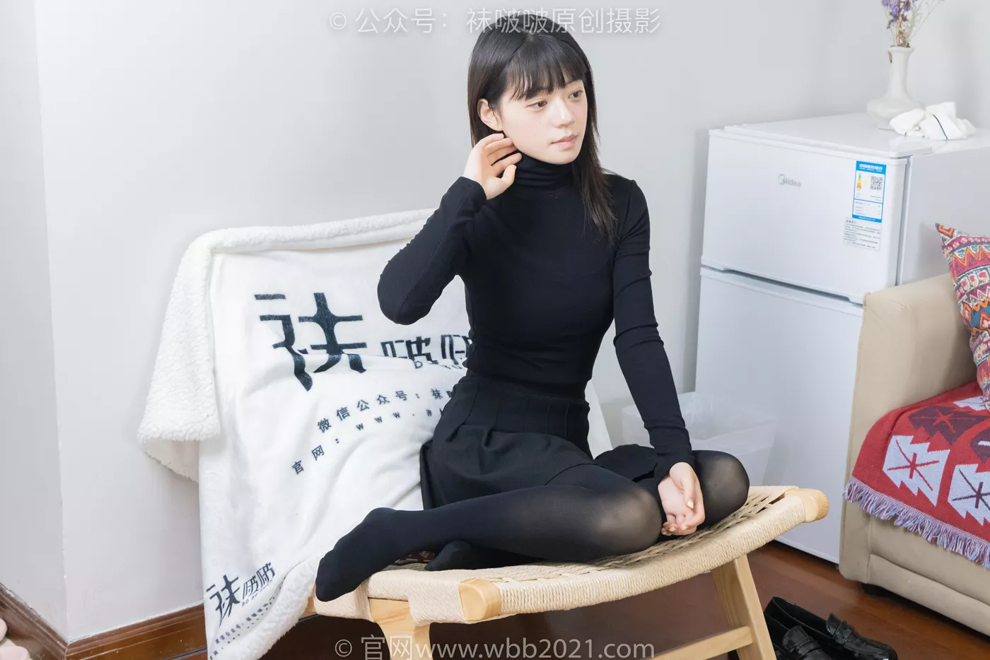 图片[38]-[BoBoSocks袜啵啵]NO.466 糯米-皮鞋、厚黑丝[100P] – 速更版-美库