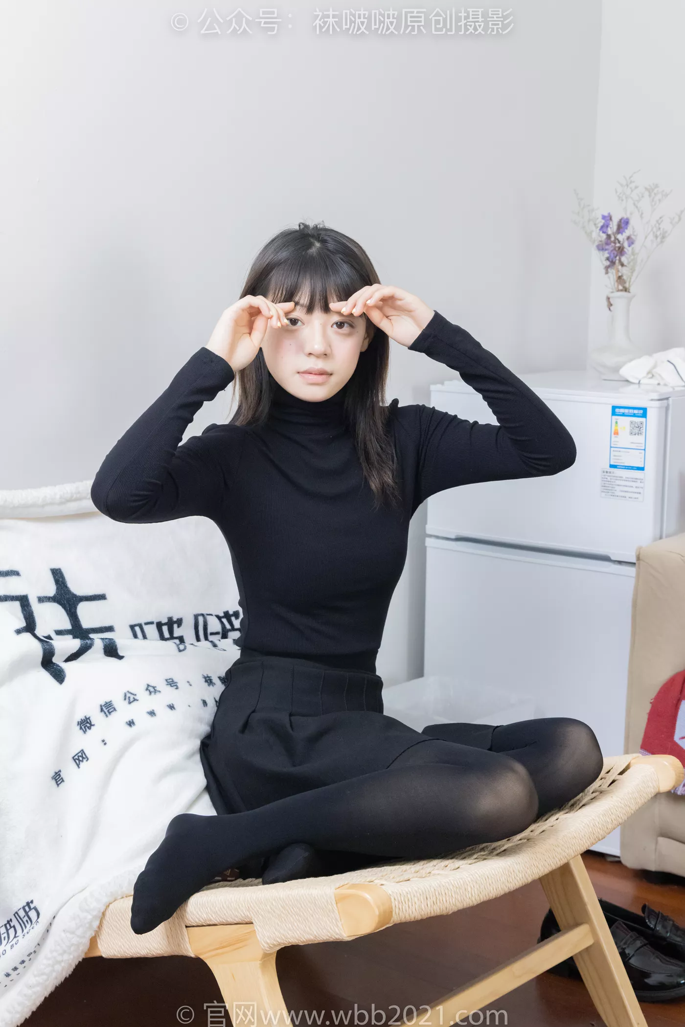 图片[41]-[BoBoSocks袜啵啵]NO.466 糯米-皮鞋、厚黑丝[100P] – 速更版-美库