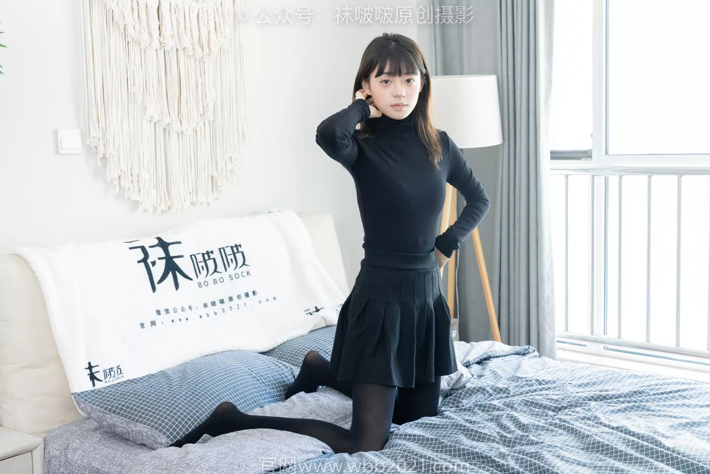 图片[61]-[BoBoSocks袜啵啵]NO.466 糯米-皮鞋、厚黑丝[100P] – 速更版-美库