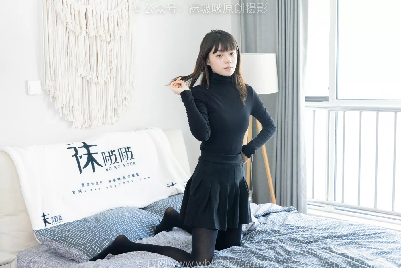 图片[62]-[BoBoSocks袜啵啵]NO.466 糯米-皮鞋、厚黑丝[100P] – 速更版-美库