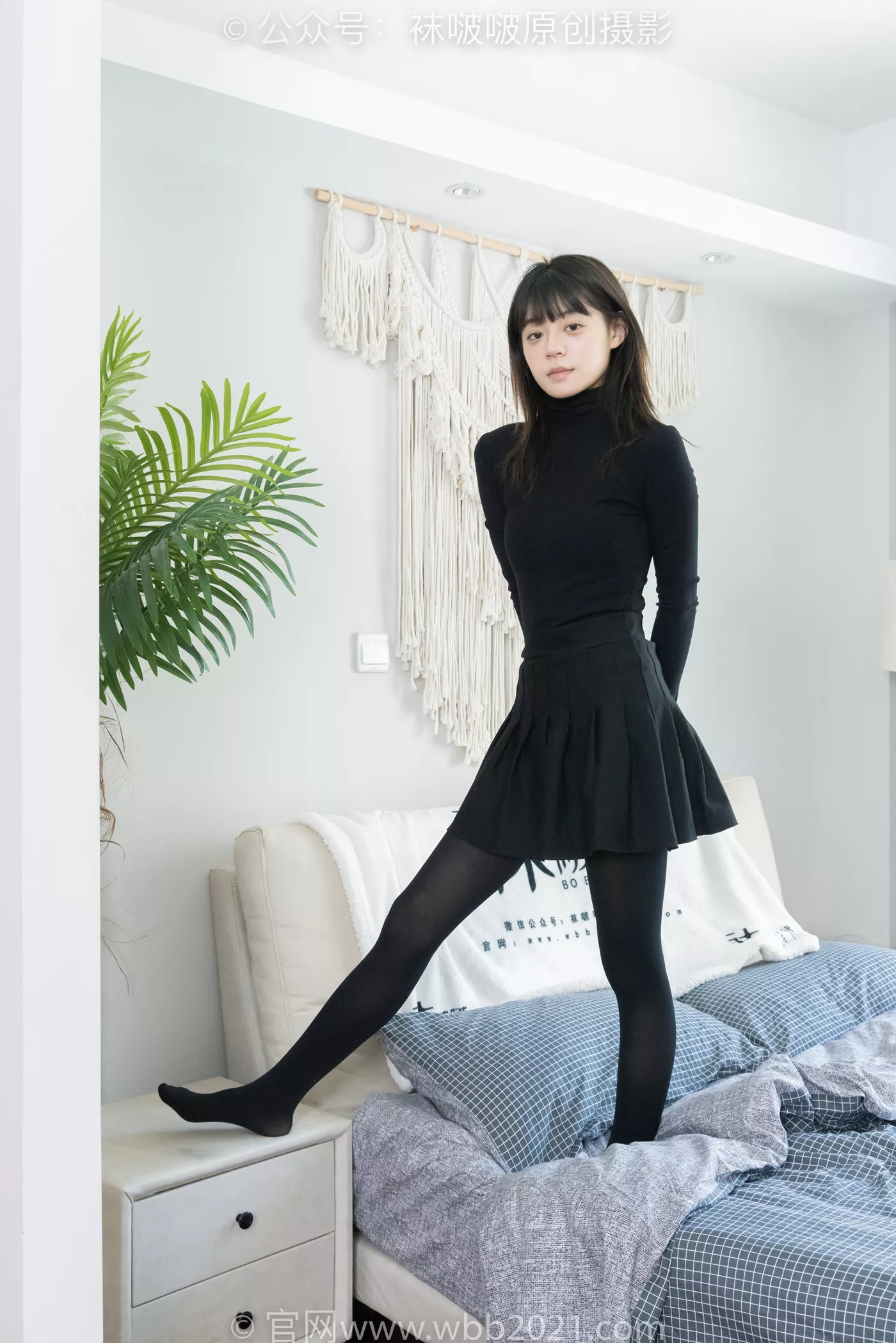 图片[75]-[BoBoSocks袜啵啵]NO.466 糯米-皮鞋、厚黑丝[100P] – 速更版-美库