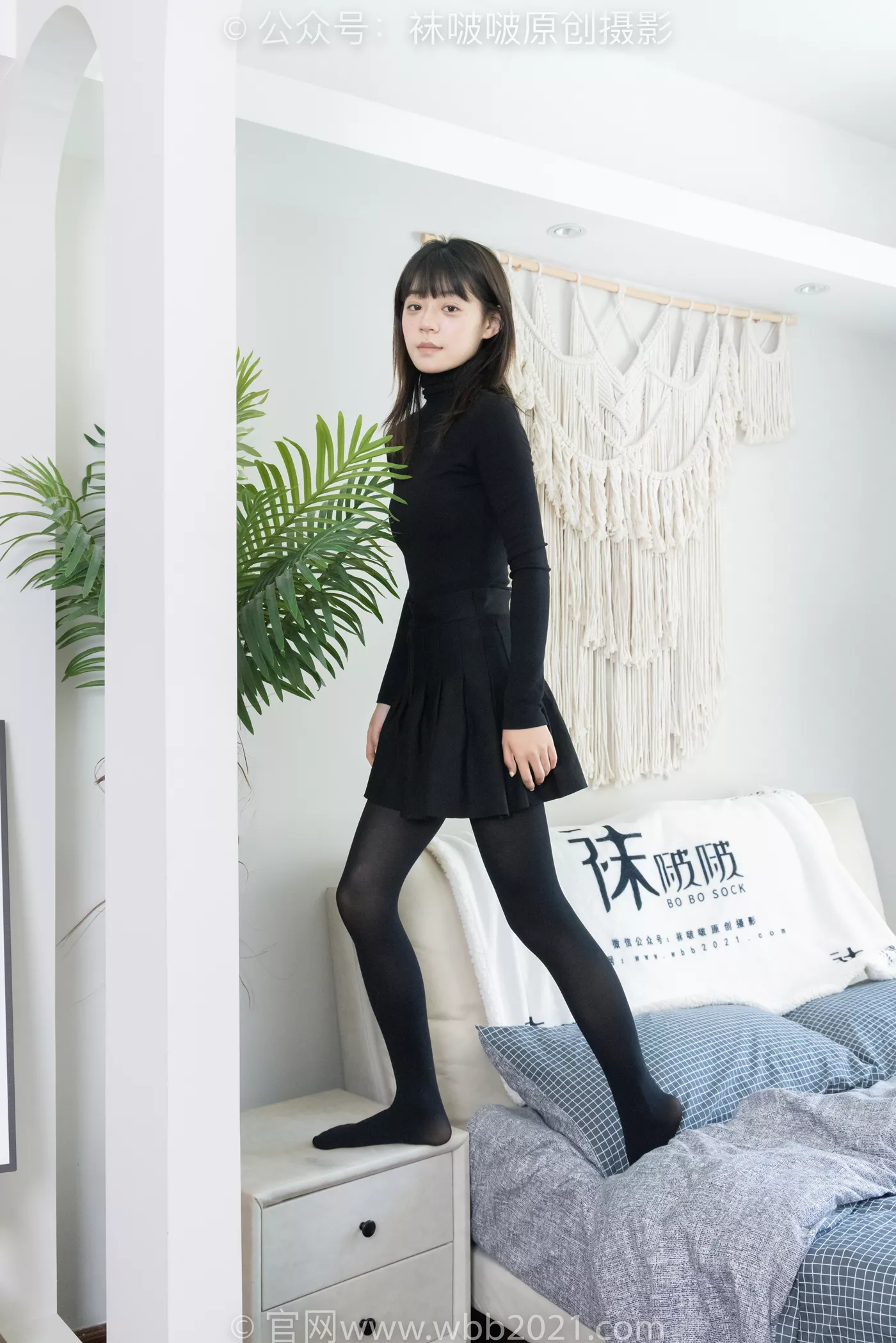 图片[77]-[BoBoSocks袜啵啵]NO.466 糯米-皮鞋、厚黑丝[100P] – 速更版-美库