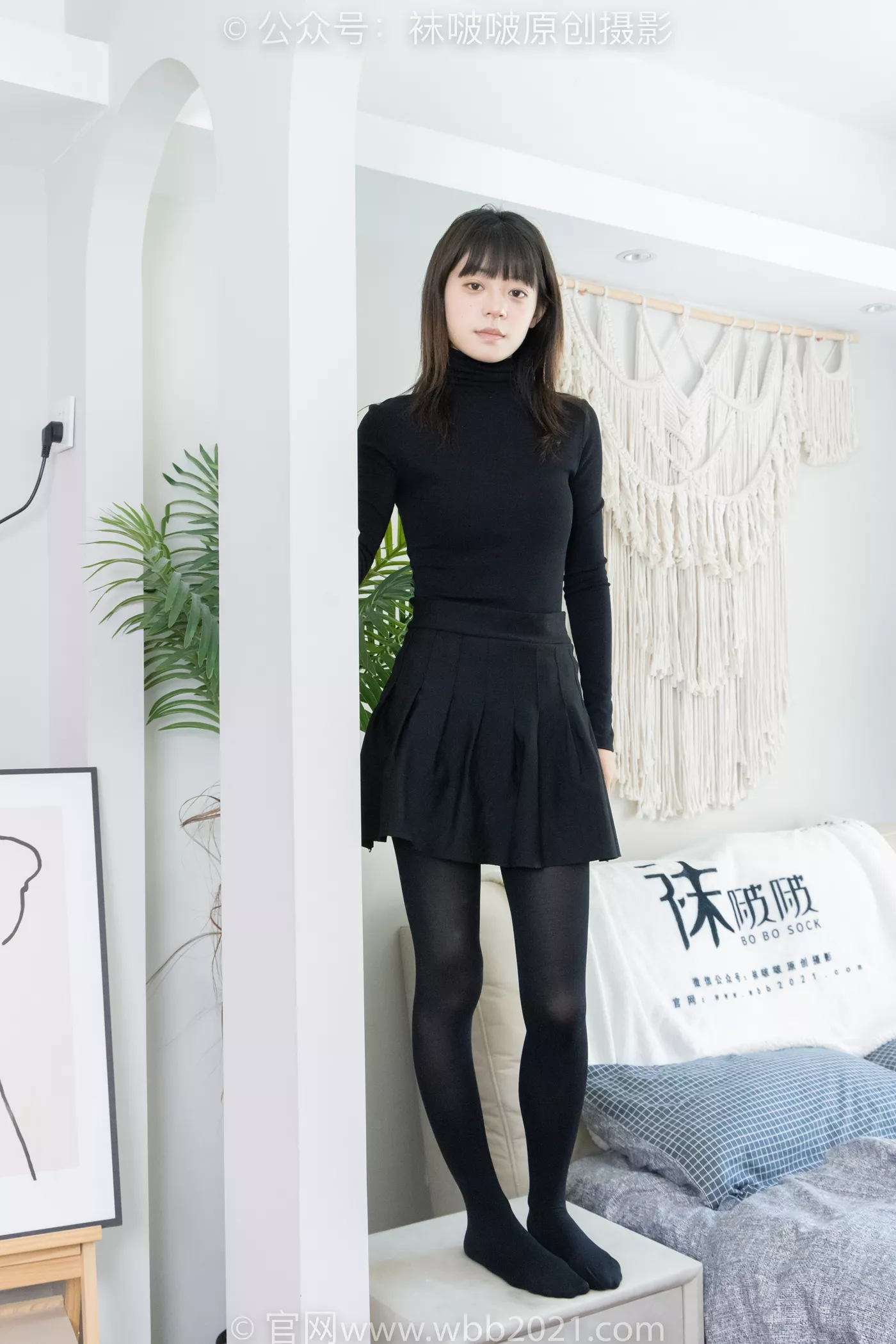 图片[78]-[BoBoSocks袜啵啵]NO.466 糯米-皮鞋、厚黑丝[100P] – 速更版-美库