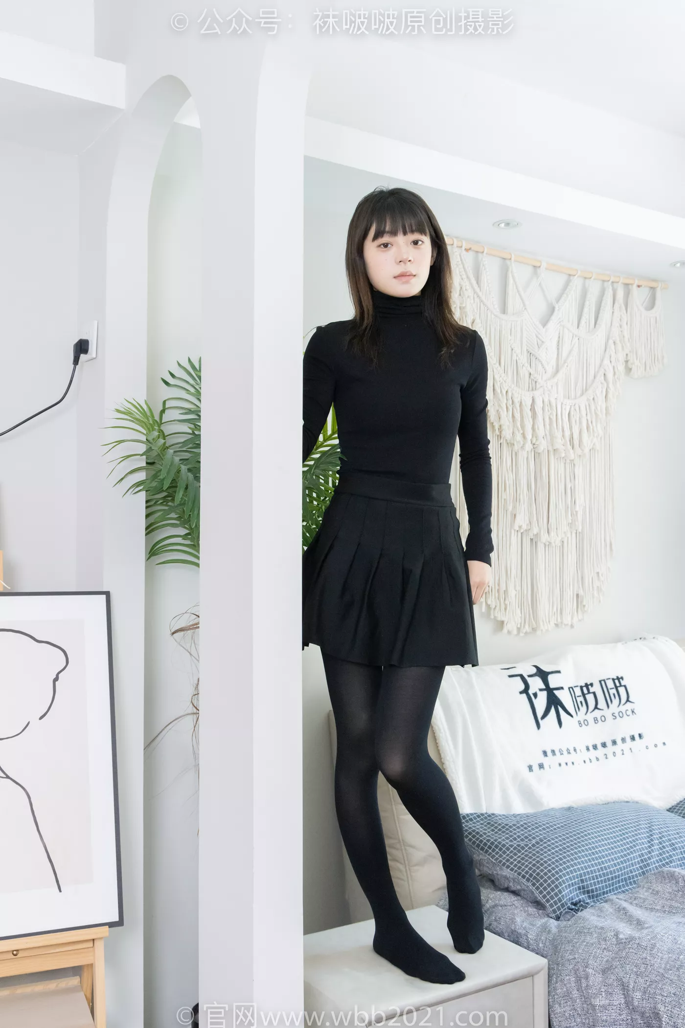 图片[79]-[BoBoSocks袜啵啵]NO.466 糯米-皮鞋、厚黑丝[100P] – 速更版-美库