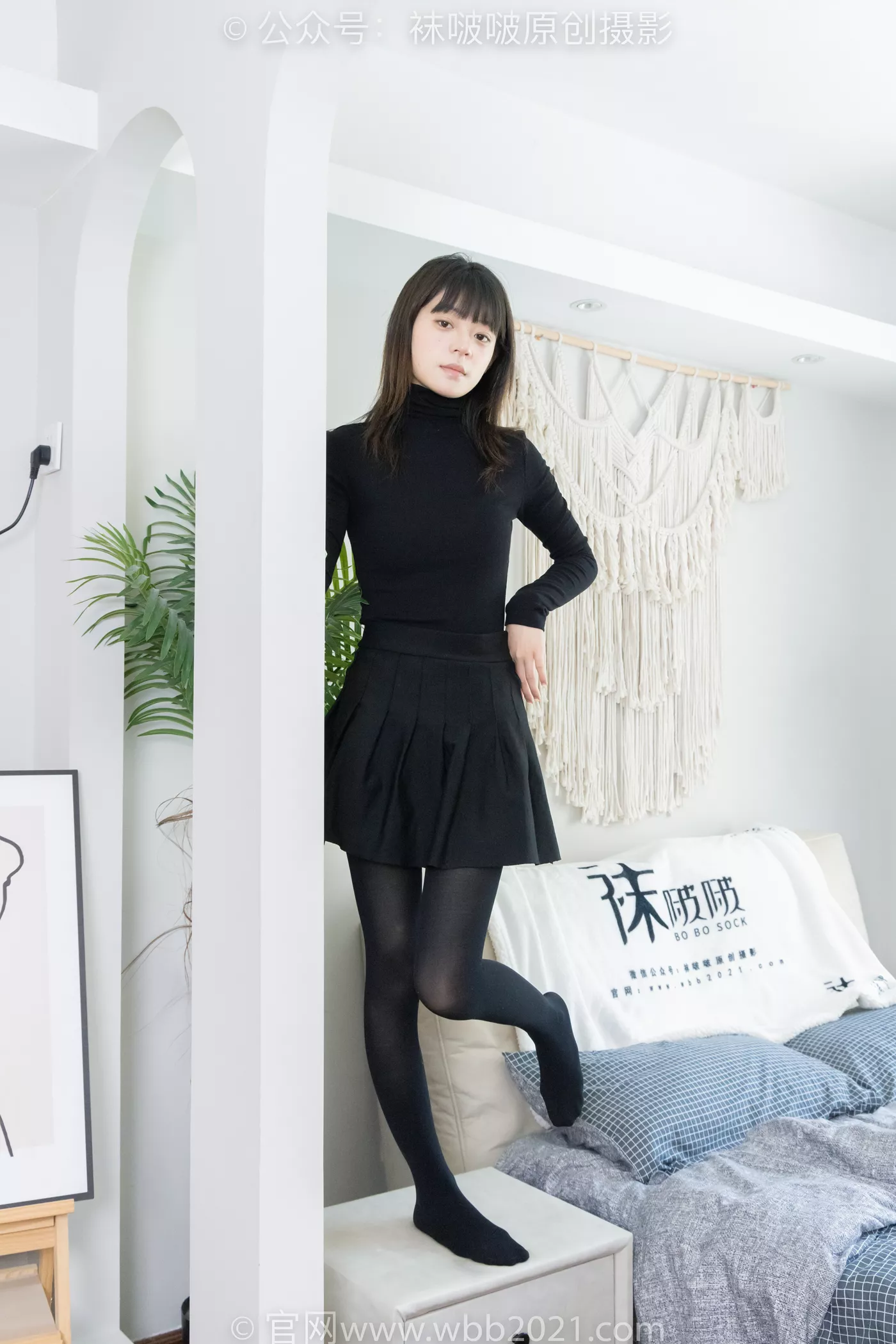 图片[80]-[BoBoSocks袜啵啵]NO.466 糯米-皮鞋、厚黑丝[100P] – 速更版-美库
