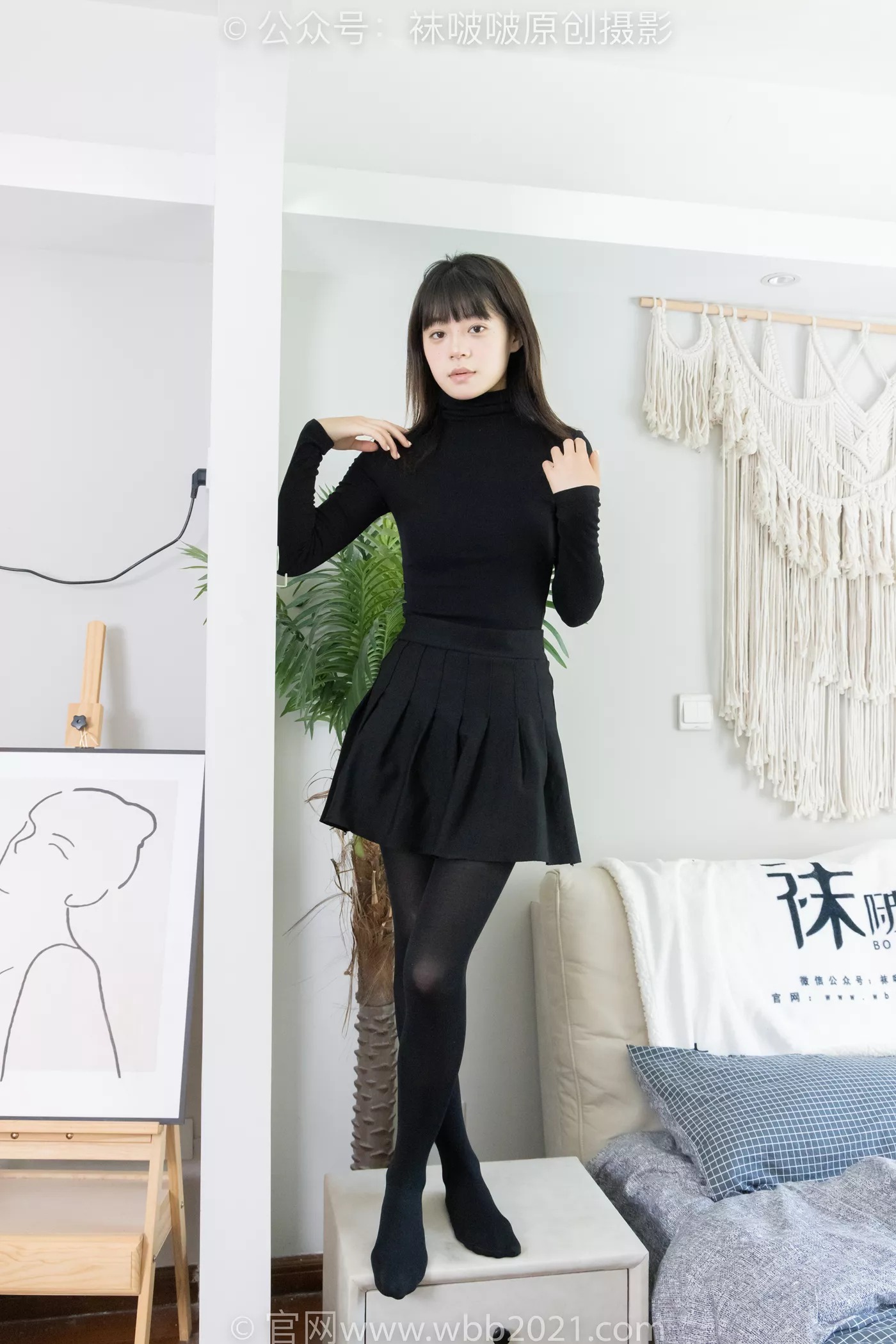 图片[82]-[BoBoSocks袜啵啵]NO.466 糯米-皮鞋、厚黑丝[100P] – 速更版-美库