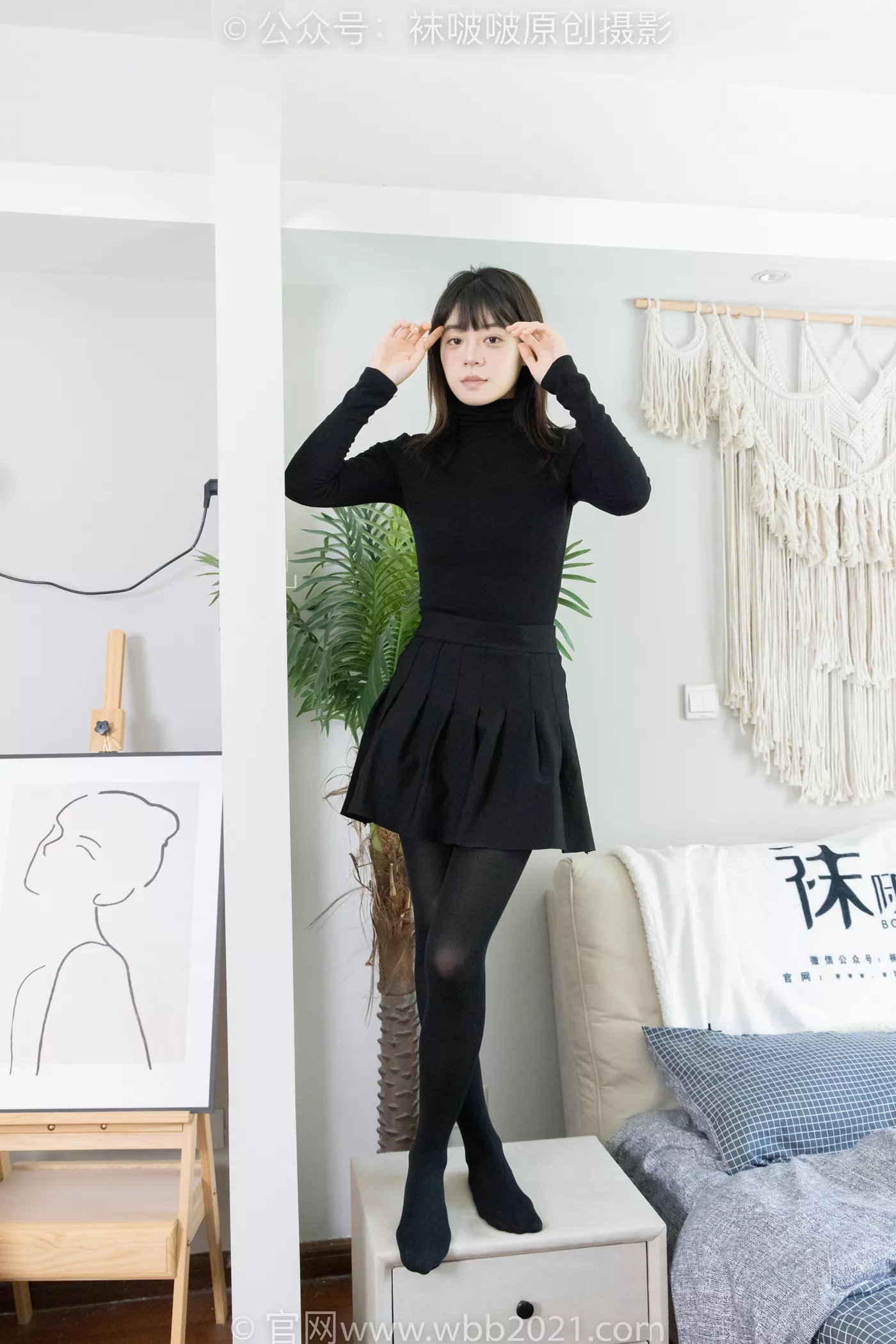 图片[83]-[BoBoSocks袜啵啵]NO.466 糯米-皮鞋、厚黑丝[100P] – 速更版-美库