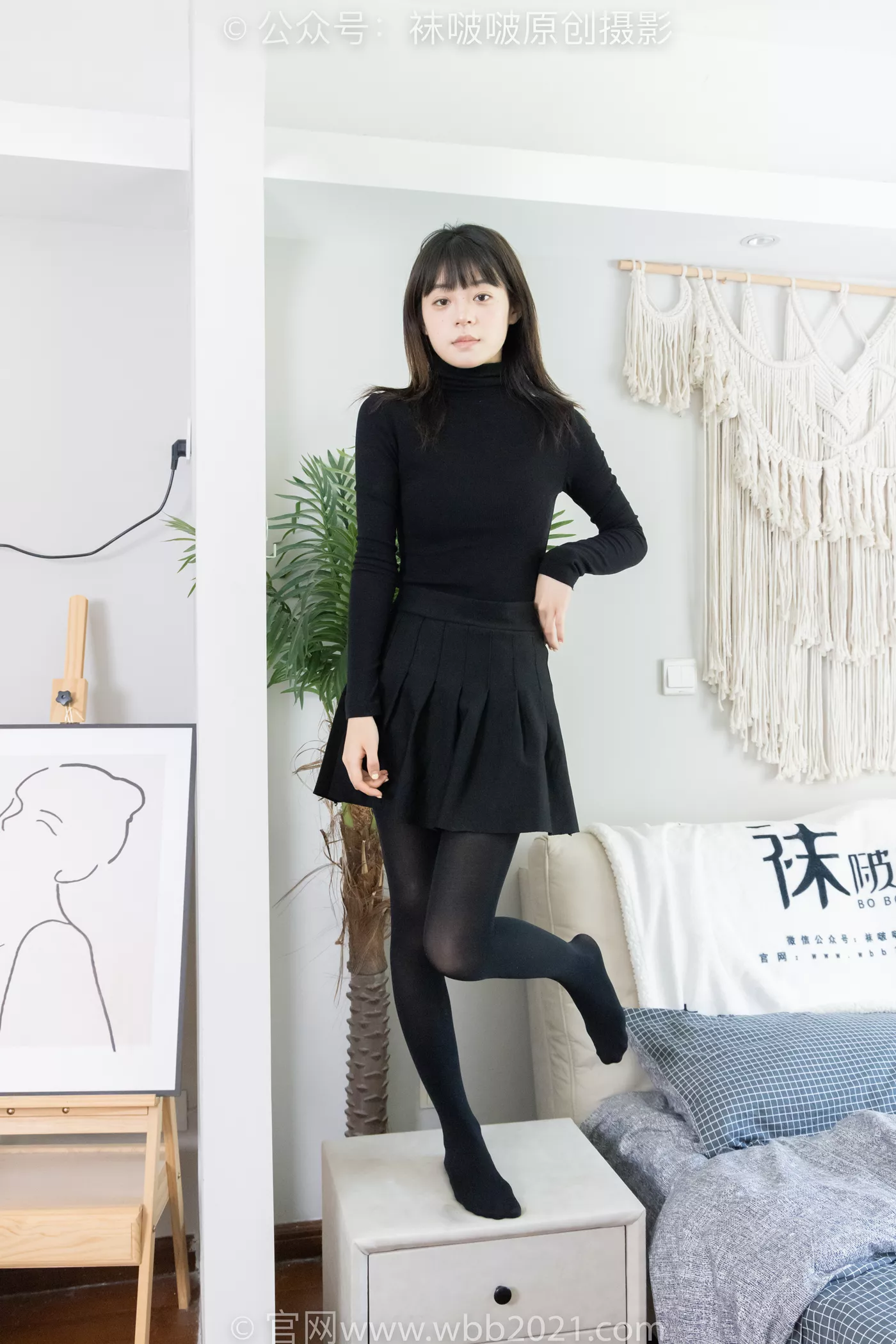 图片[85]-[BoBoSocks袜啵啵]NO.466 糯米-皮鞋、厚黑丝[100P] – 速更版-美库