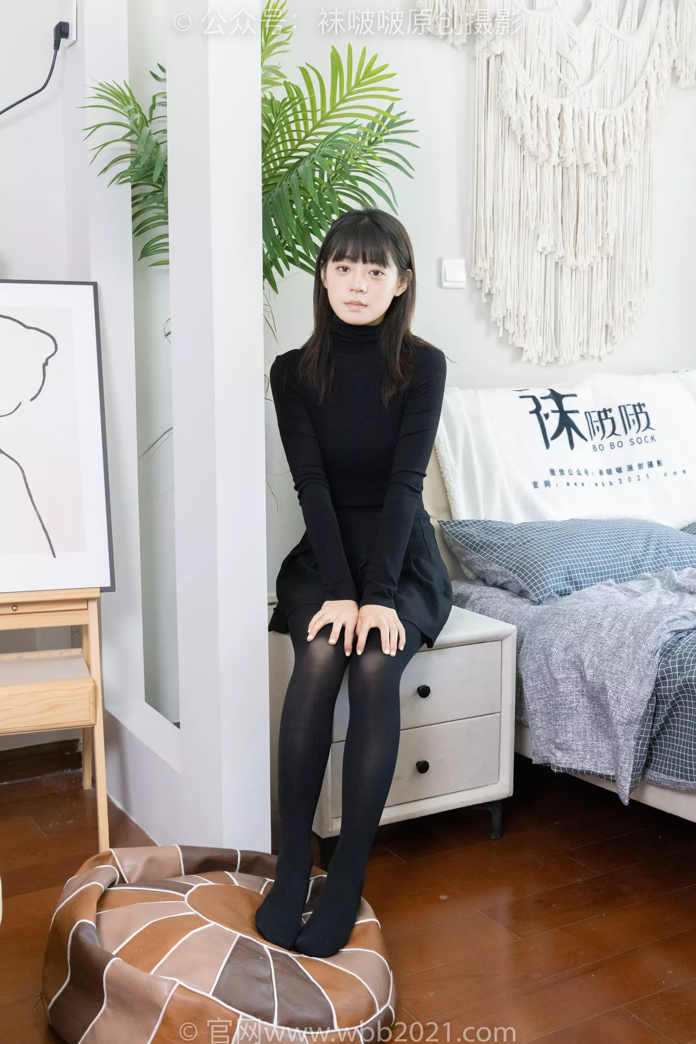 图片[93]-[BoBoSocks袜啵啵]NO.466 糯米-皮鞋、厚黑丝[100P] – 速更版-美库