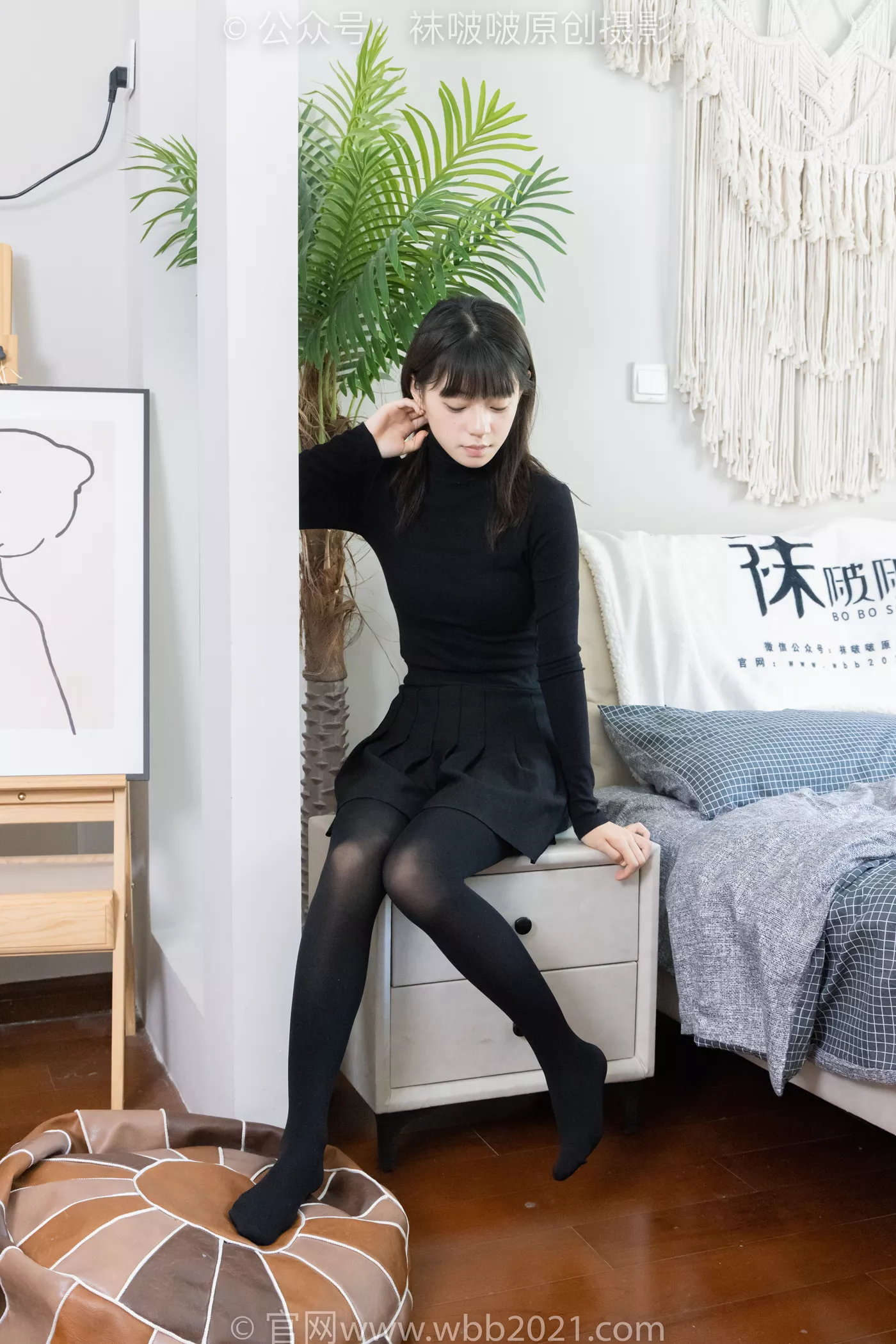 图片[94]-[BoBoSocks袜啵啵]NO.466 糯米-皮鞋、厚黑丝[100P] – 速更版-美库