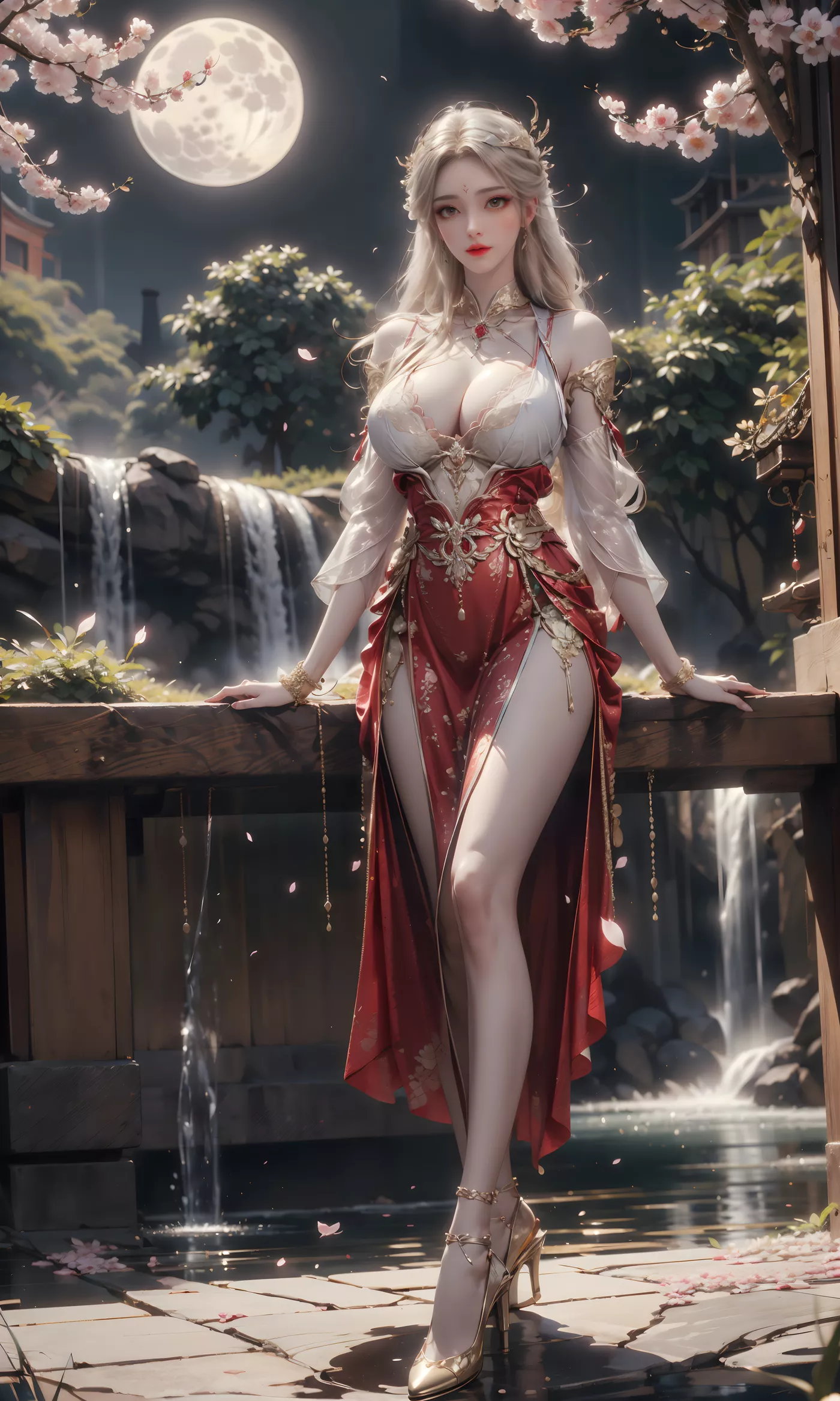 图片[12]-AI绘画 460 高山流水[23P] – 速更版-美库