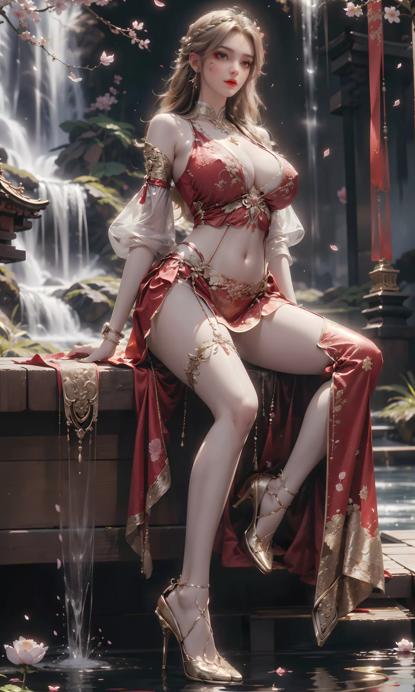 图片[13]-AI绘画 460 高山流水[23P] – 速更版-美库