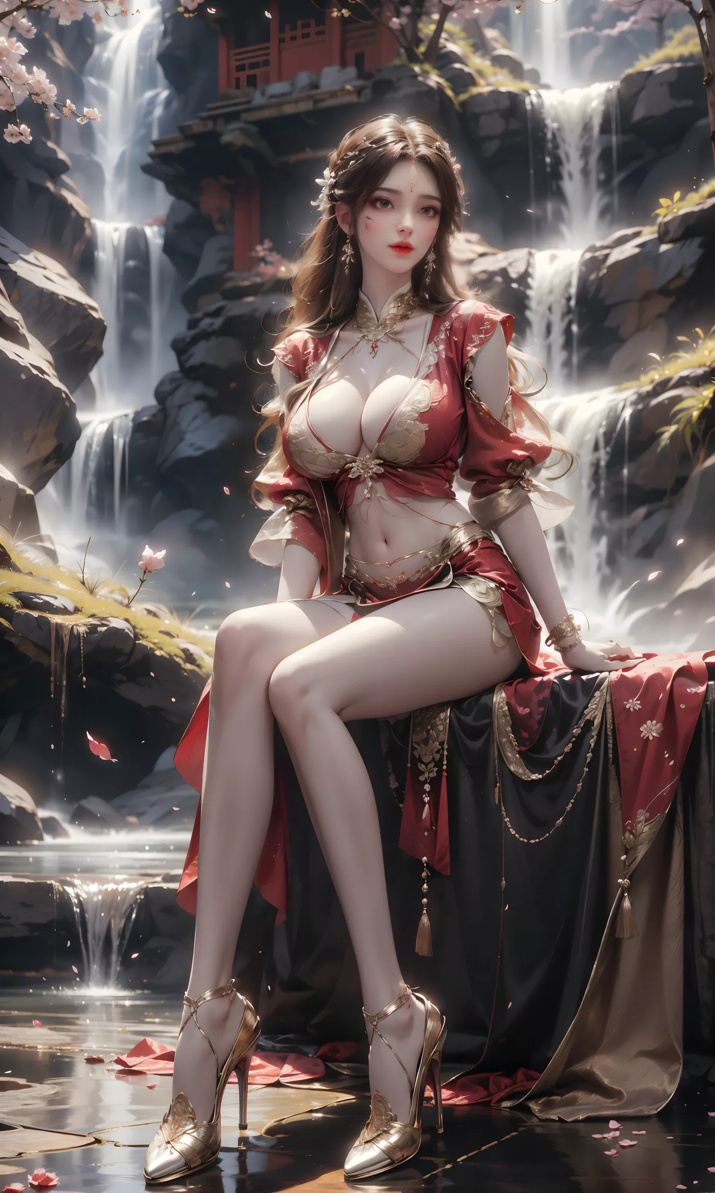 图片[16]-AI绘画 460 高山流水[23P] – 速更版-美库